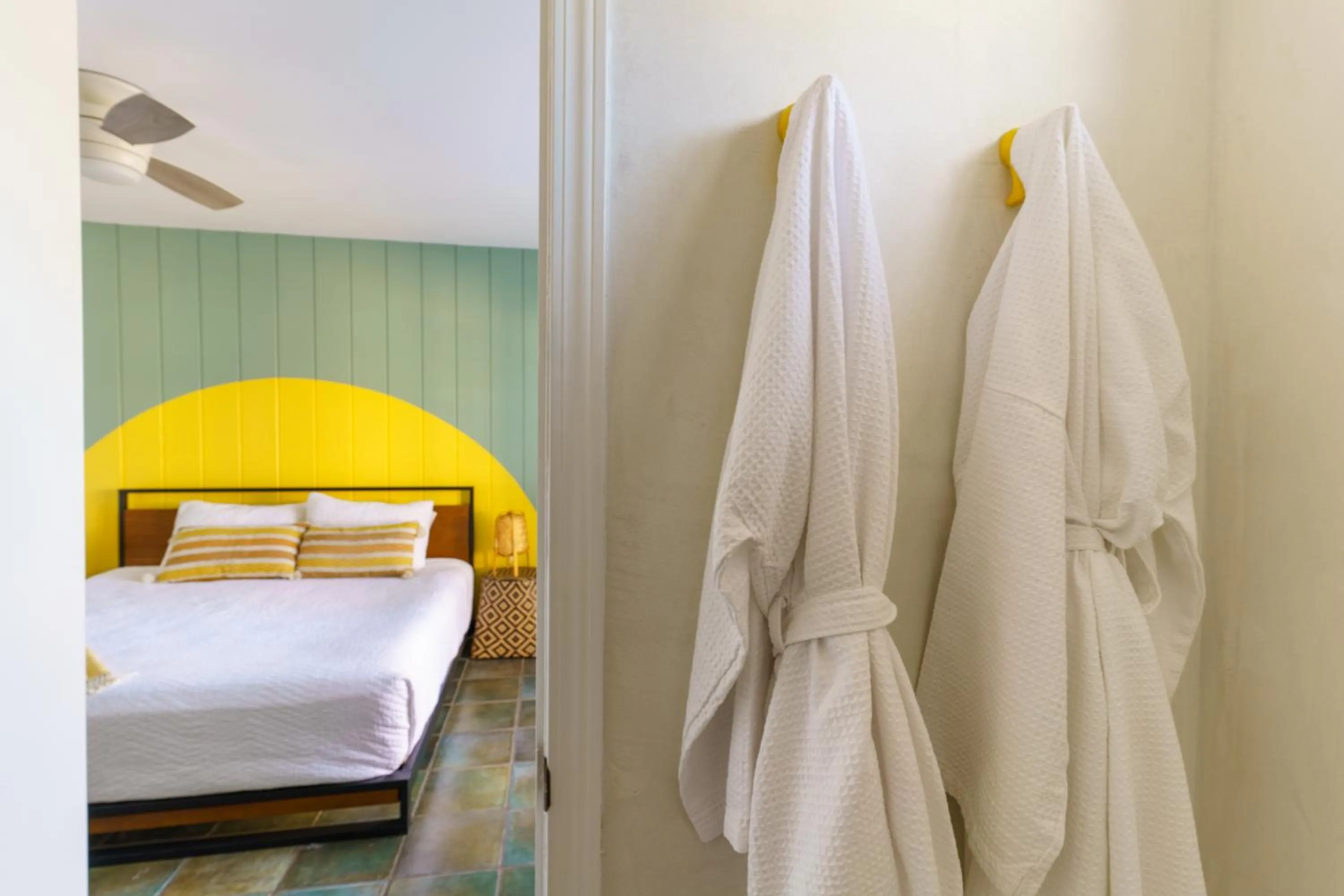 Bedroom, Bed in The Good House- Hot Spring Hideaway