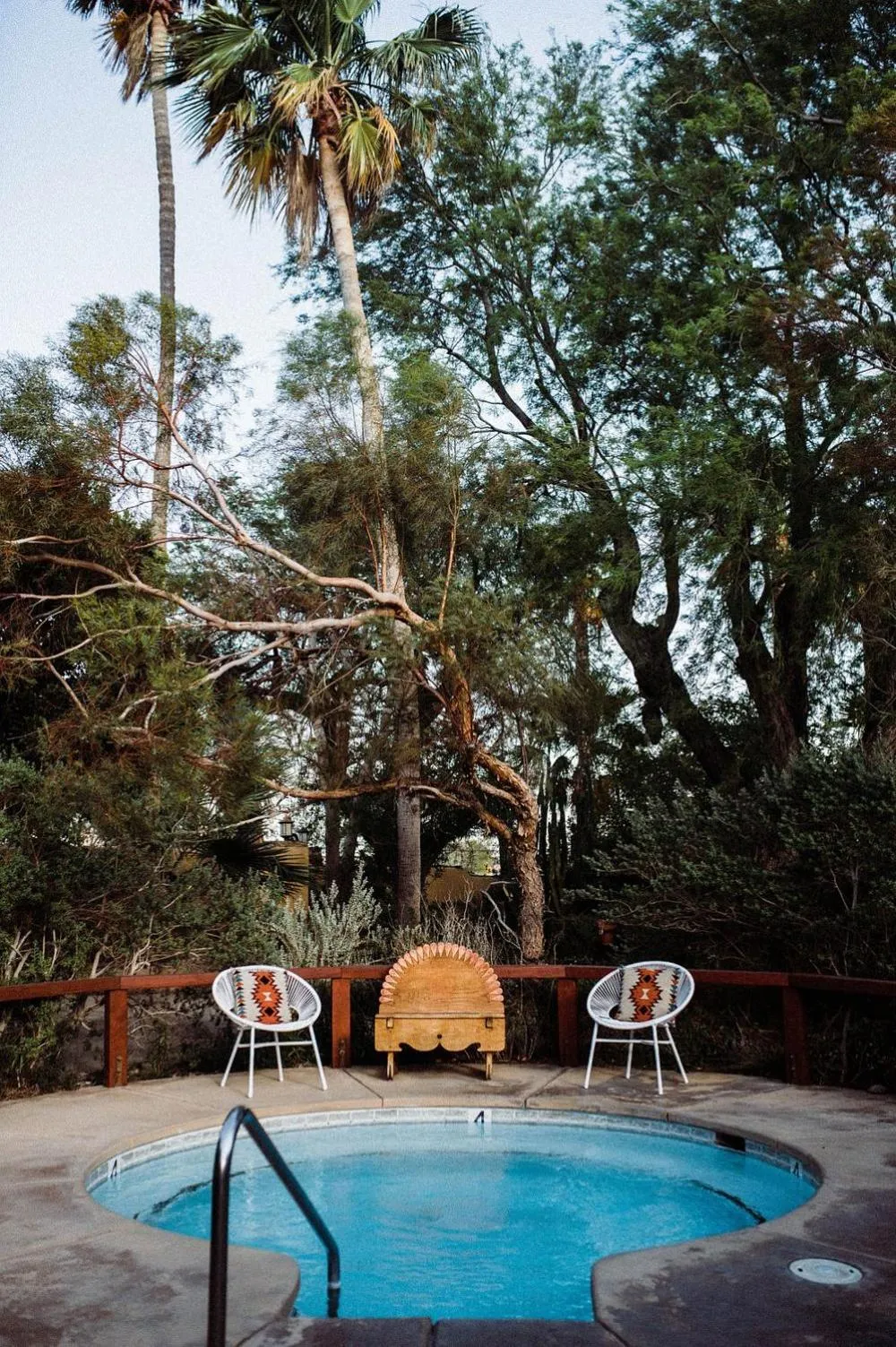 Swimming pool in The Good House- Hot Spring Hideaway