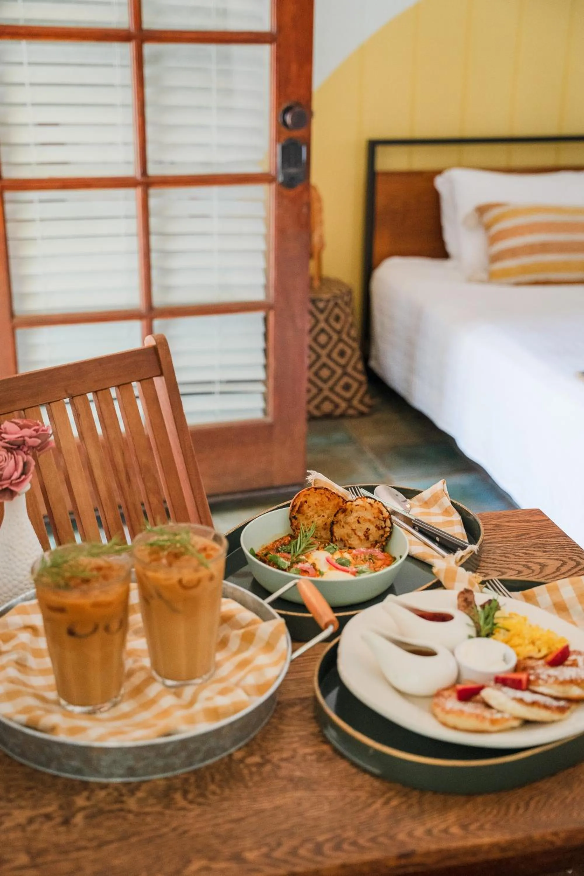 Bedroom, Bed in The Good House- Hot Spring Hideaway