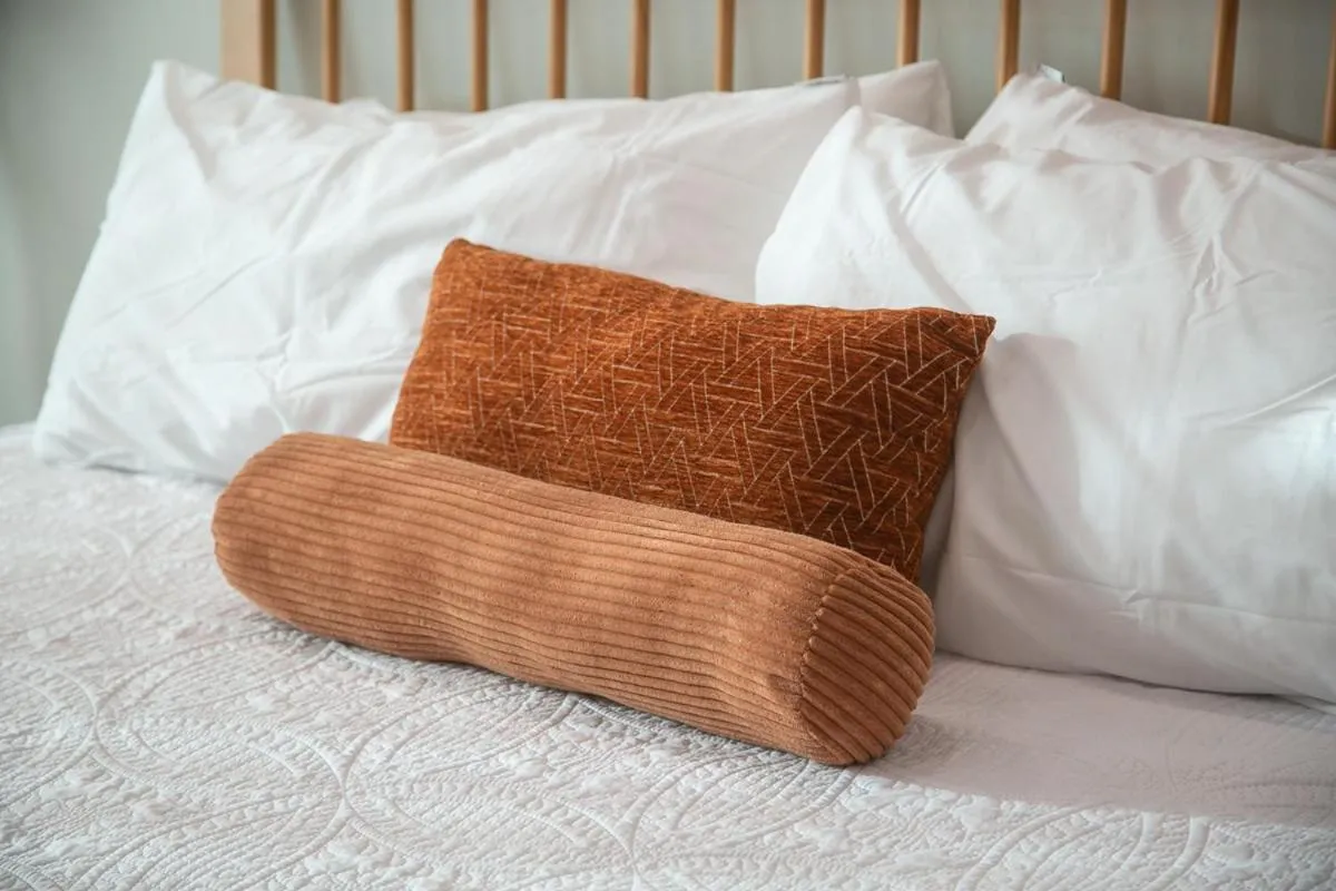 Bed in The Good House- Hot Spring Hideaway
