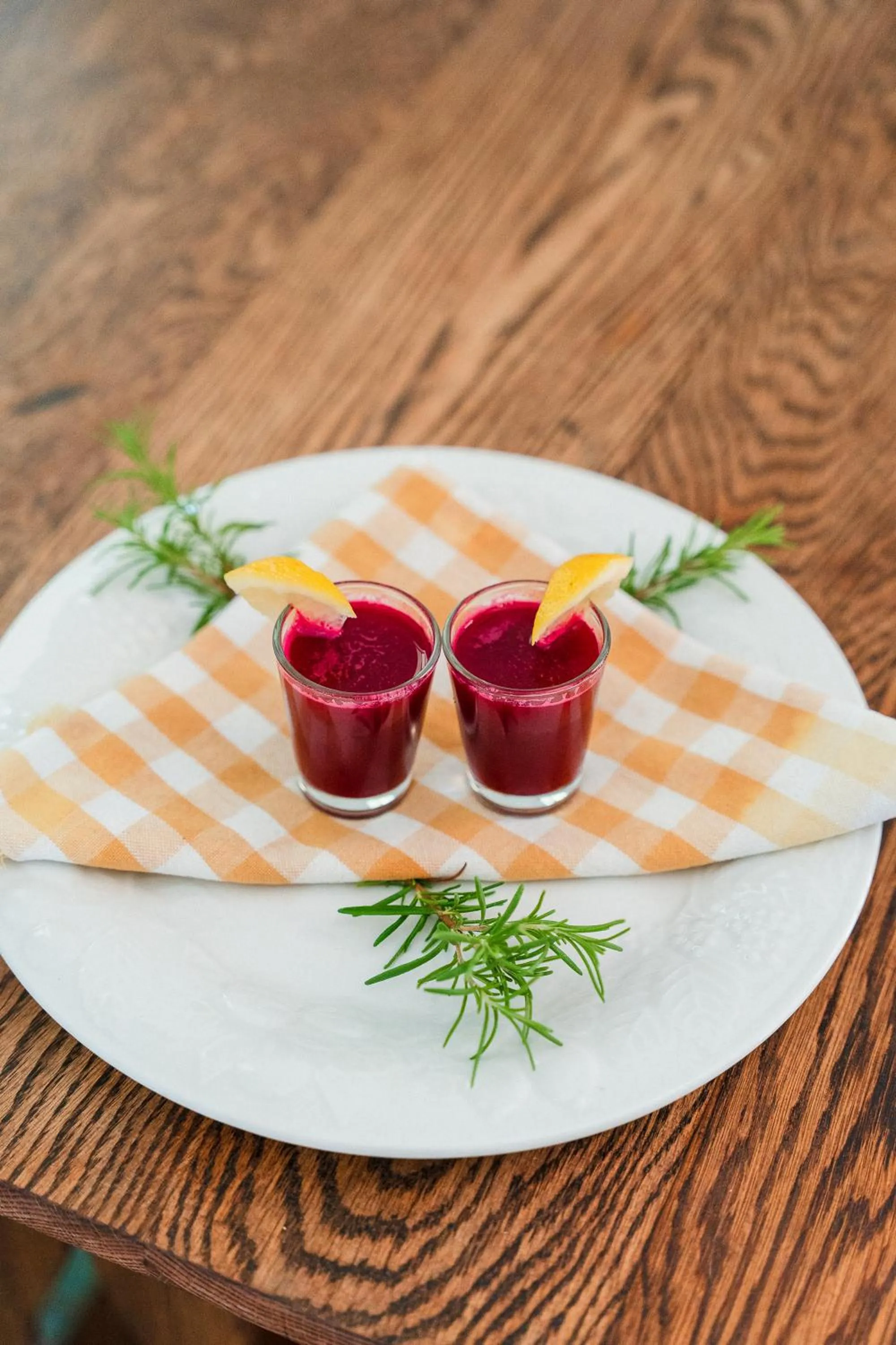 Food and drinks in The Good House- Hot Spring Hideaway