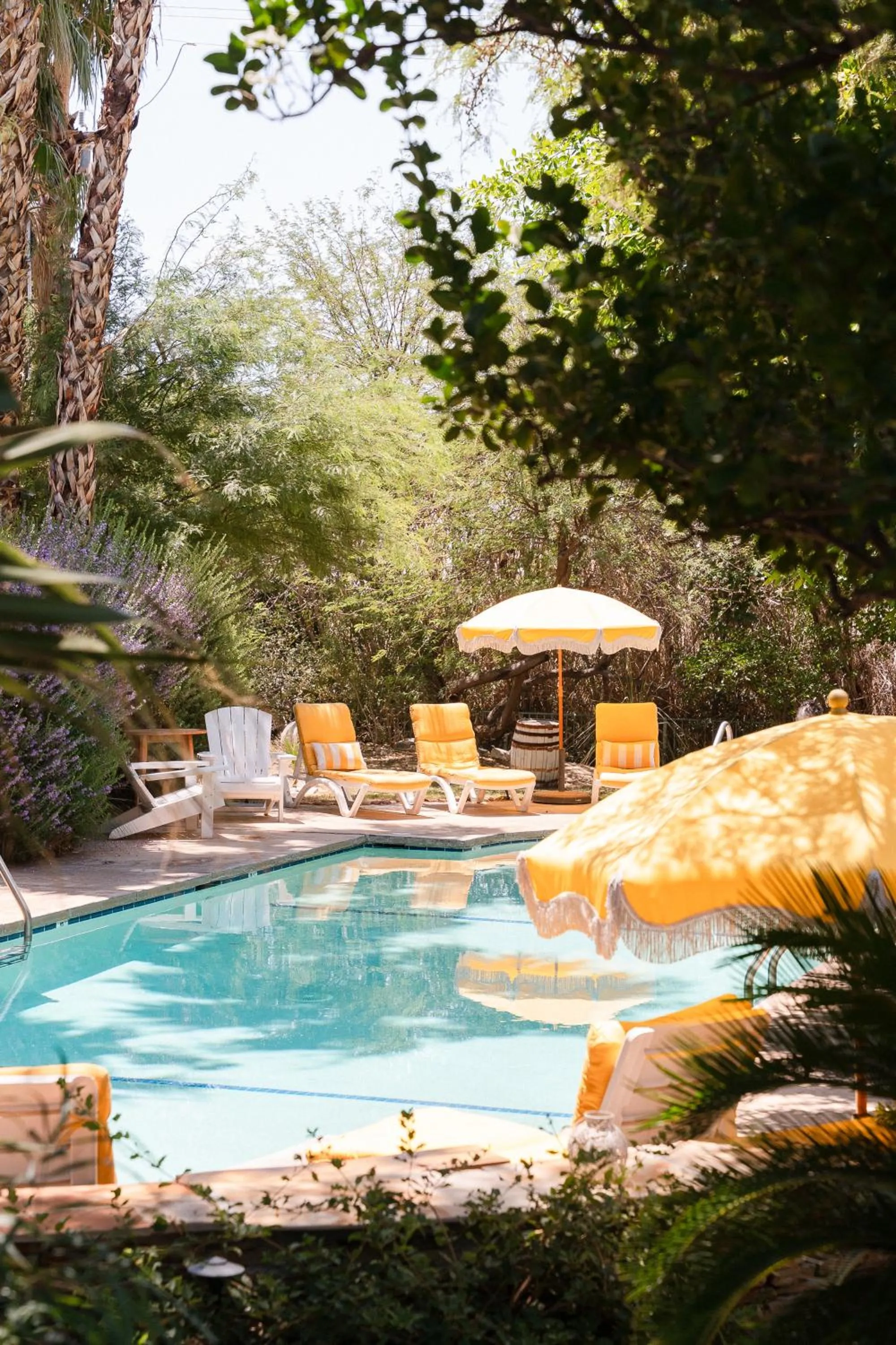 Patio in The Good House- Hot Spring Hideaway