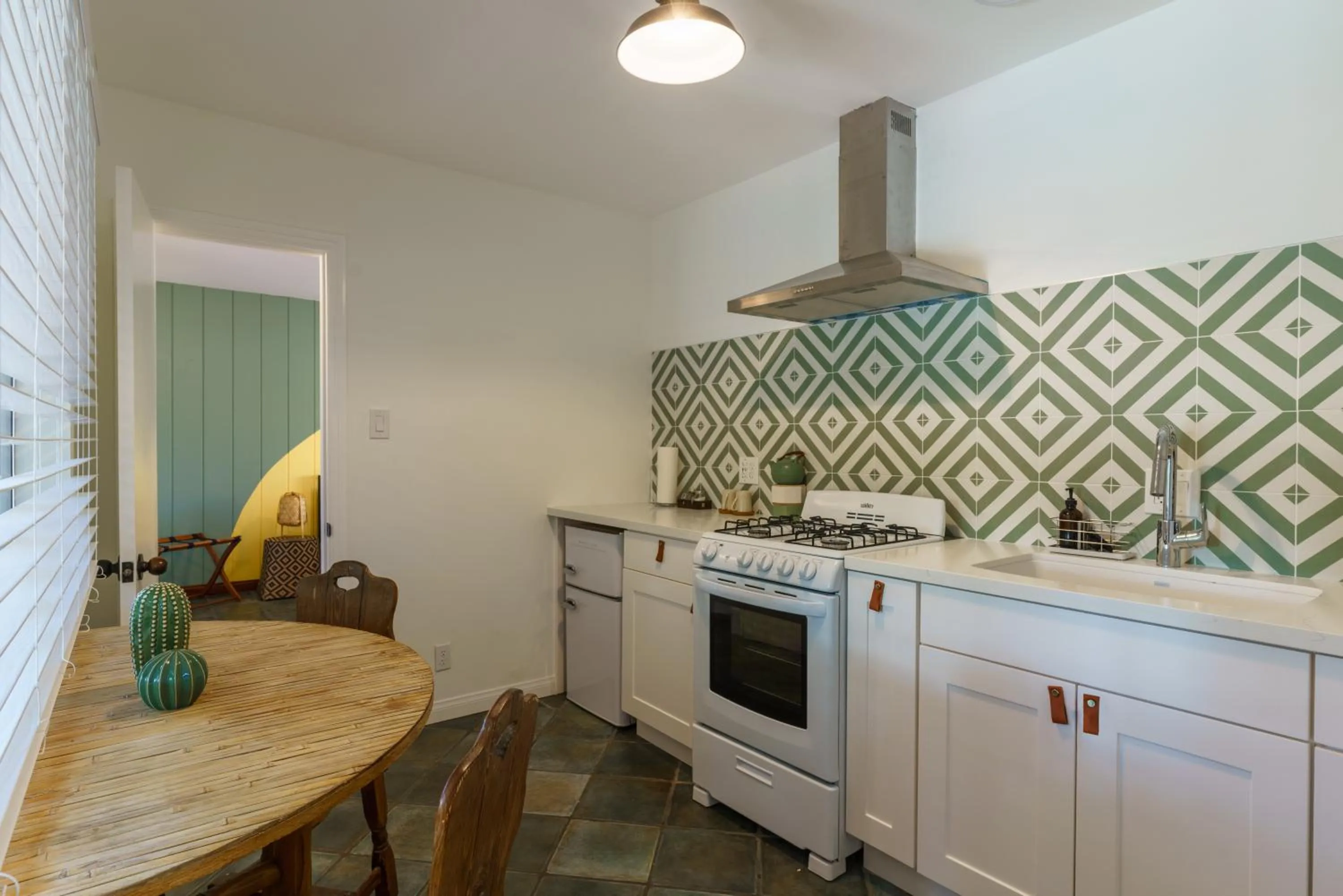 kitchen in The Good House- Hot Spring Hideaway