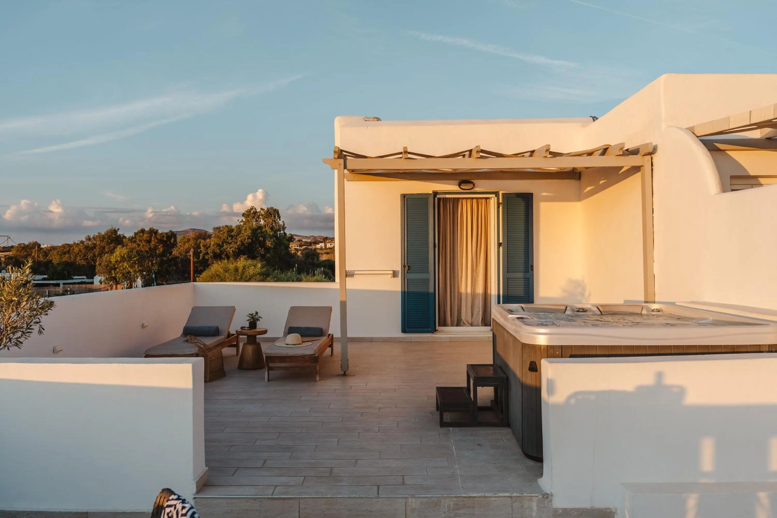 Patio in Almiriki Naxos Beachside Living