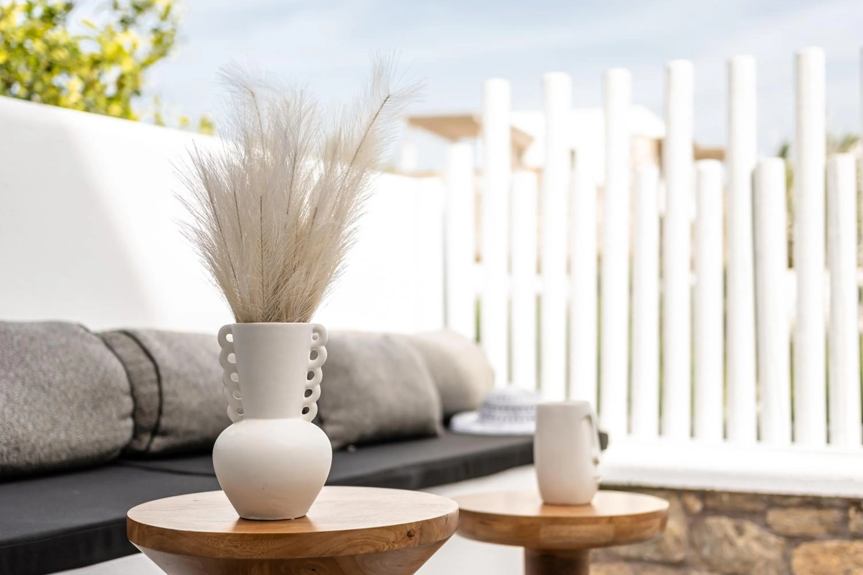 Patio in Almiriki Naxos Beachside Living