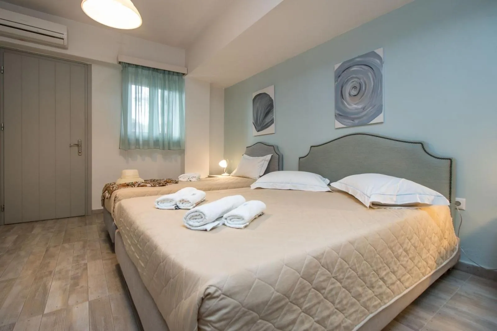 Bed in Almiriki Naxos Beachside Living