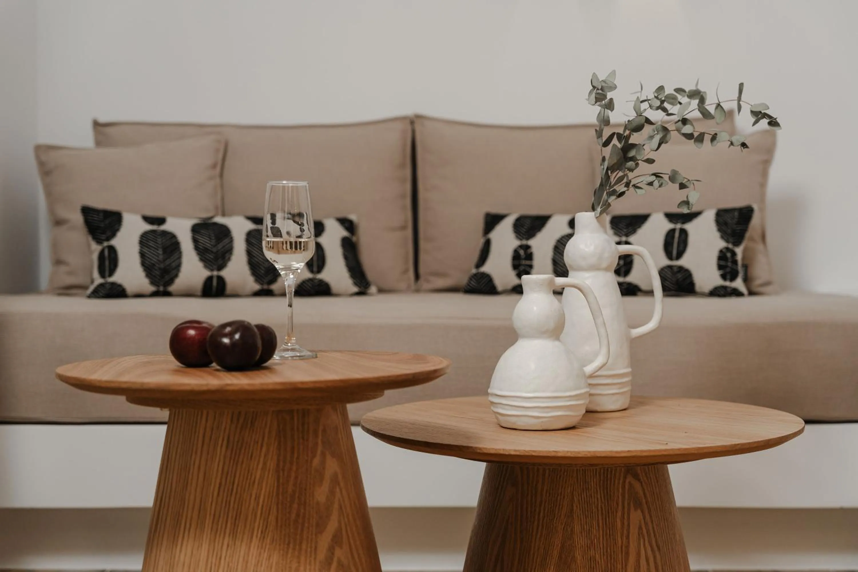 Living room in Almiriki Naxos Beachside Living