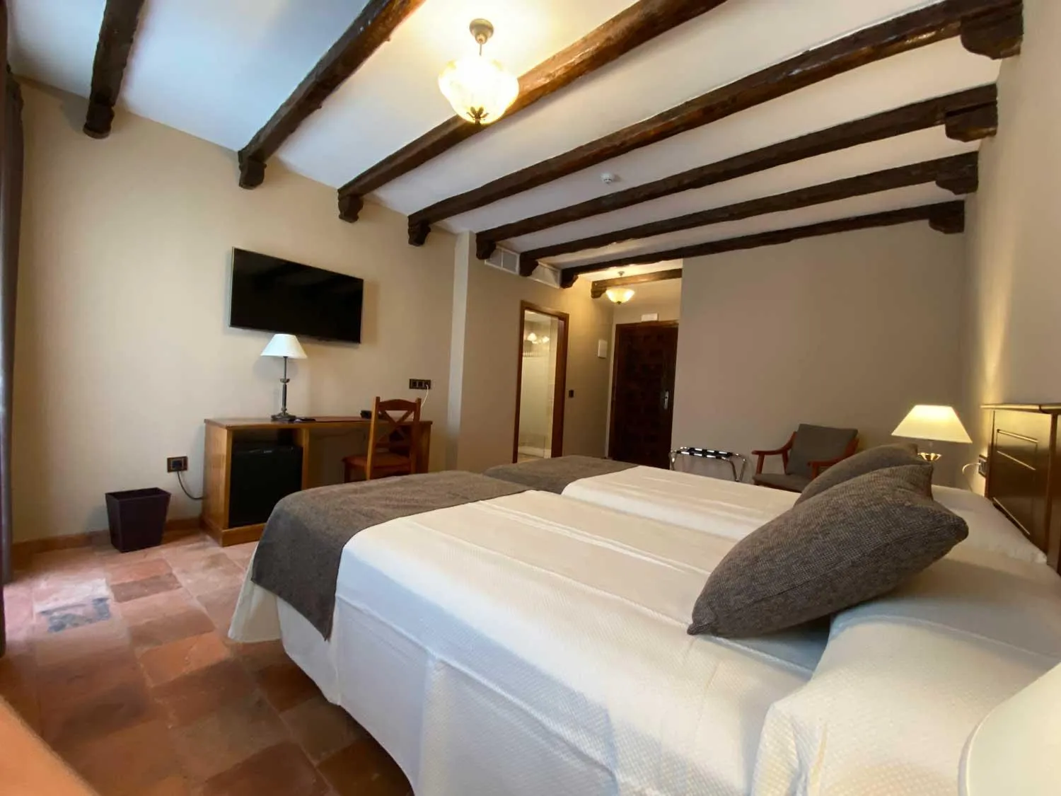 Bed in Hotel Rural El Lagar de Nemesio