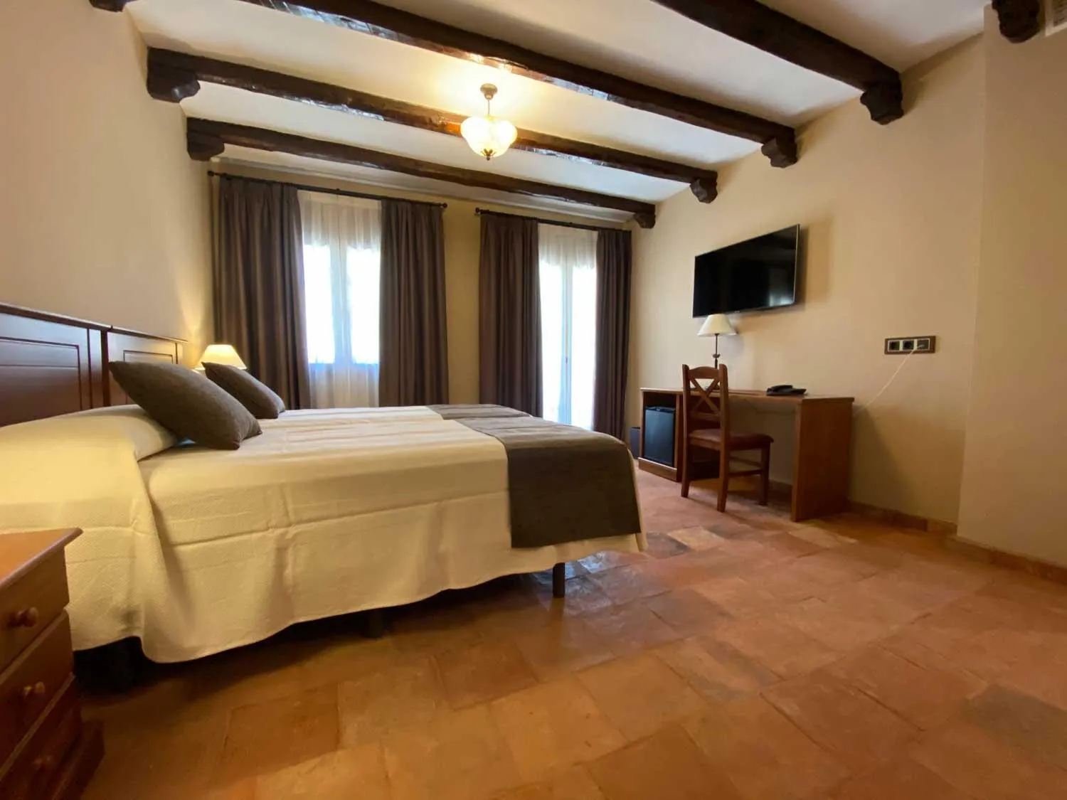 Bed in Hotel Rural El Lagar de Nemesio