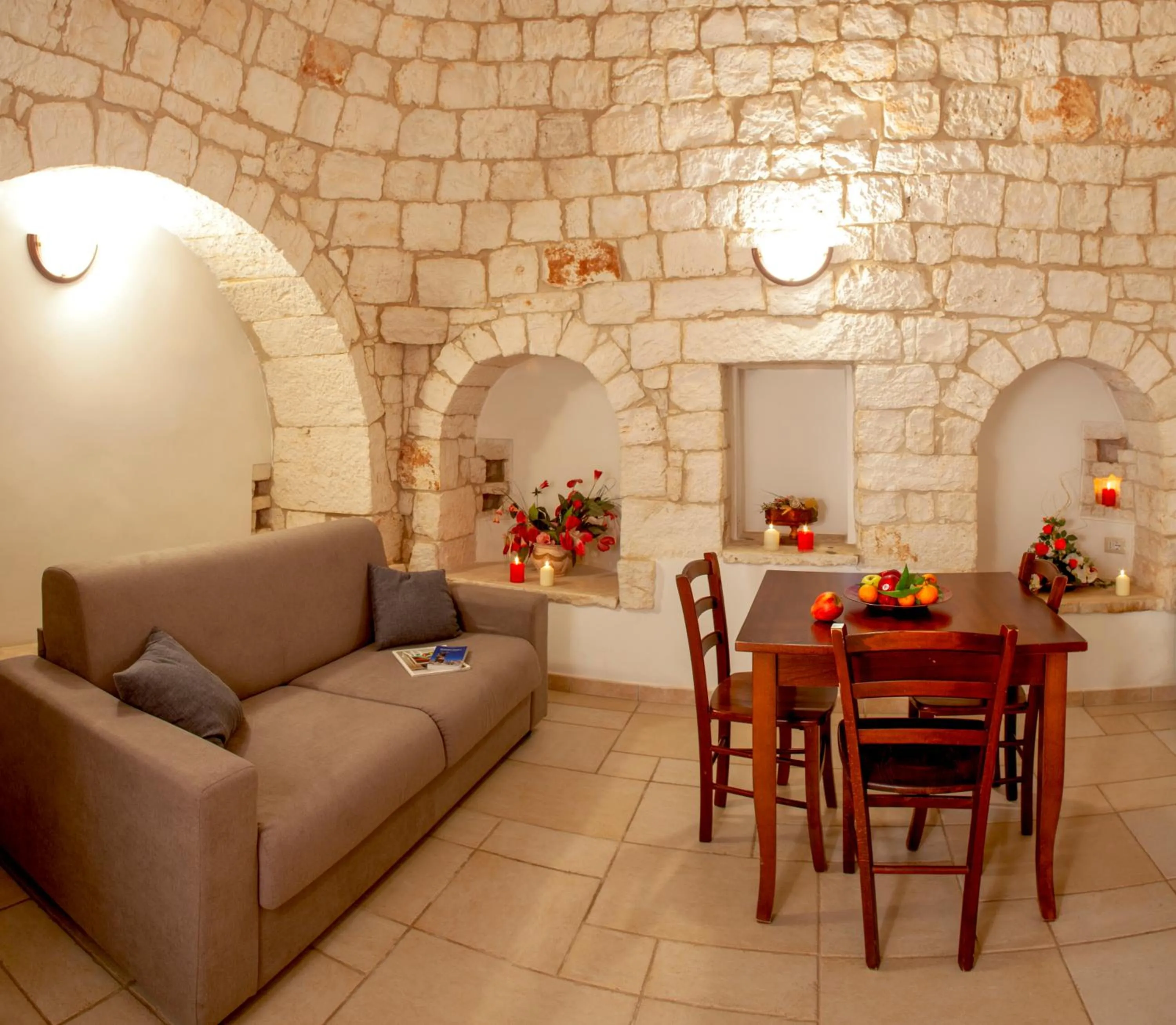 Living room in Masseria Madonna dell'Arco Agriturismo