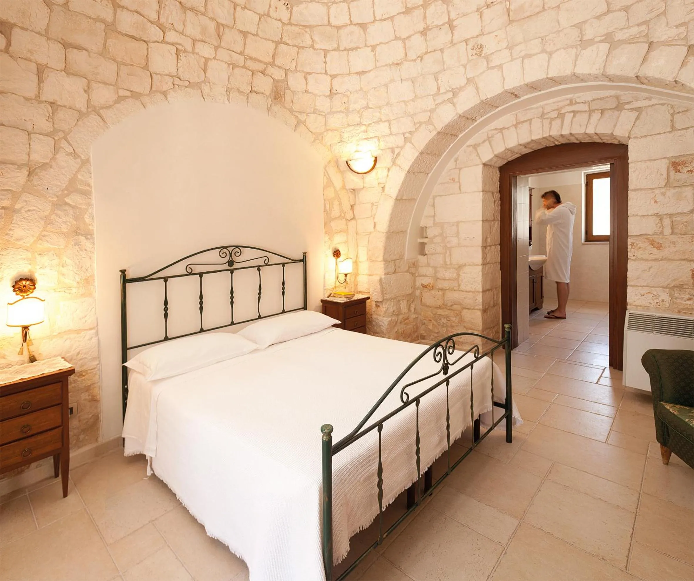 Bed in Masseria Madonna dell'Arco Agriturismo