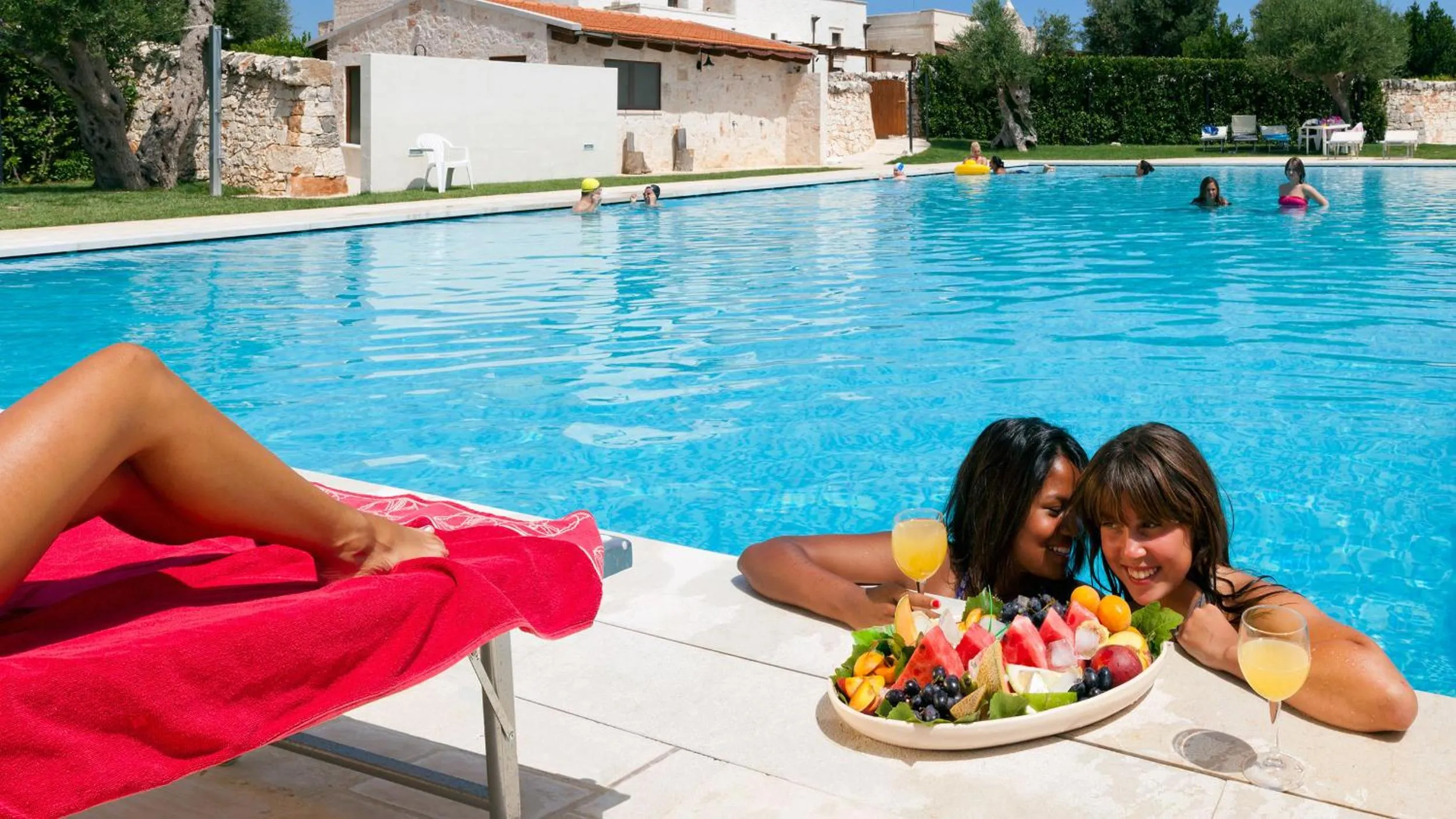 Swimming pool in Masseria Madonna dell'Arco Agriturismo