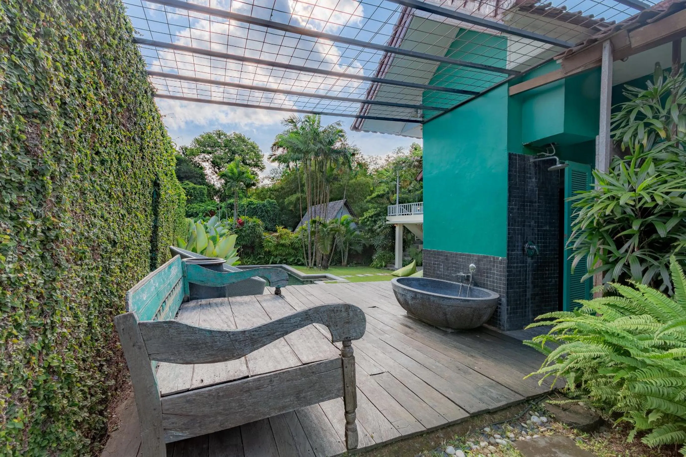 Bathroom in Villa Bumi - Playful & Quirky 3BR Villa Near Seminyak, a Unique Getaway