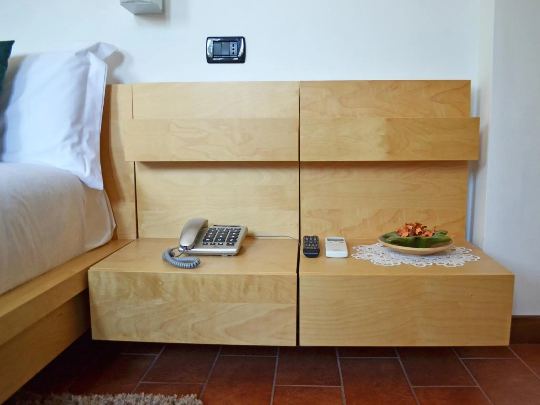 Decorative detail, Bed in La Noghera