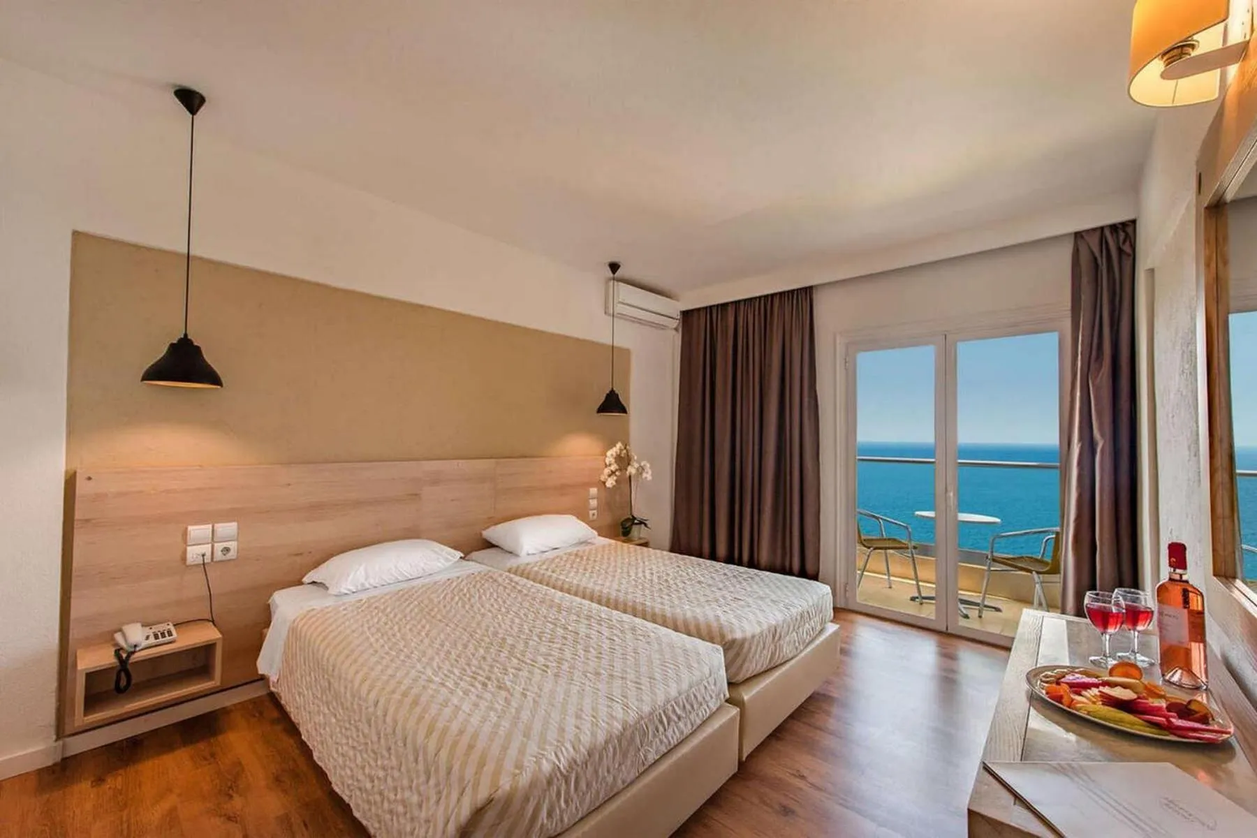 Classic Double or Twin Room Side Sea View in Evia Riviera Resort