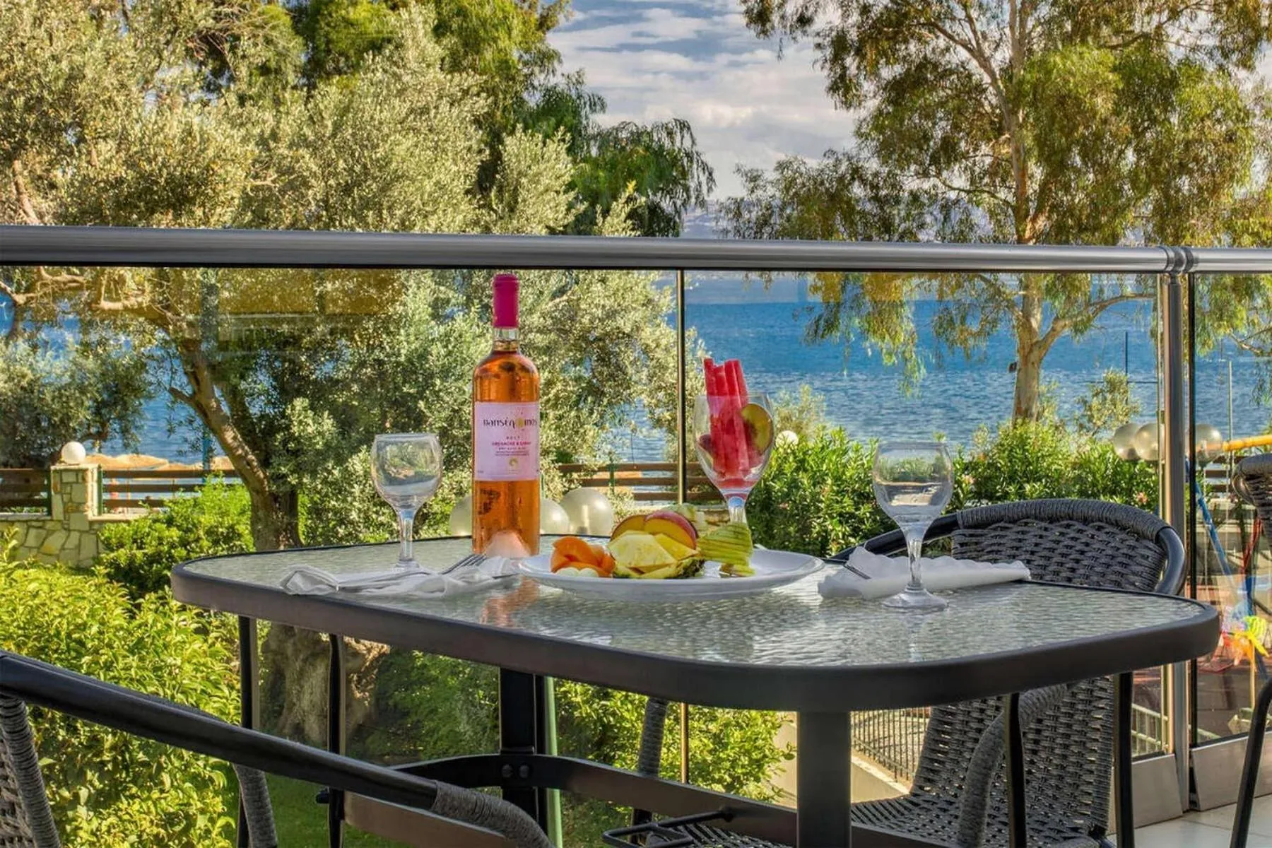 Balcony/Terrace in Evia Riviera Resort