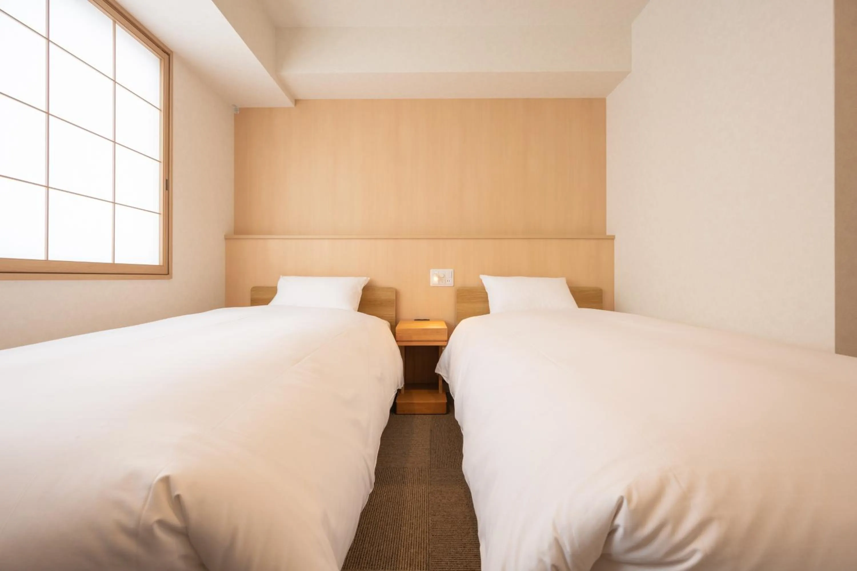 Photo of the whole room, Bed in Fuji Hotel Kyoto Gojo