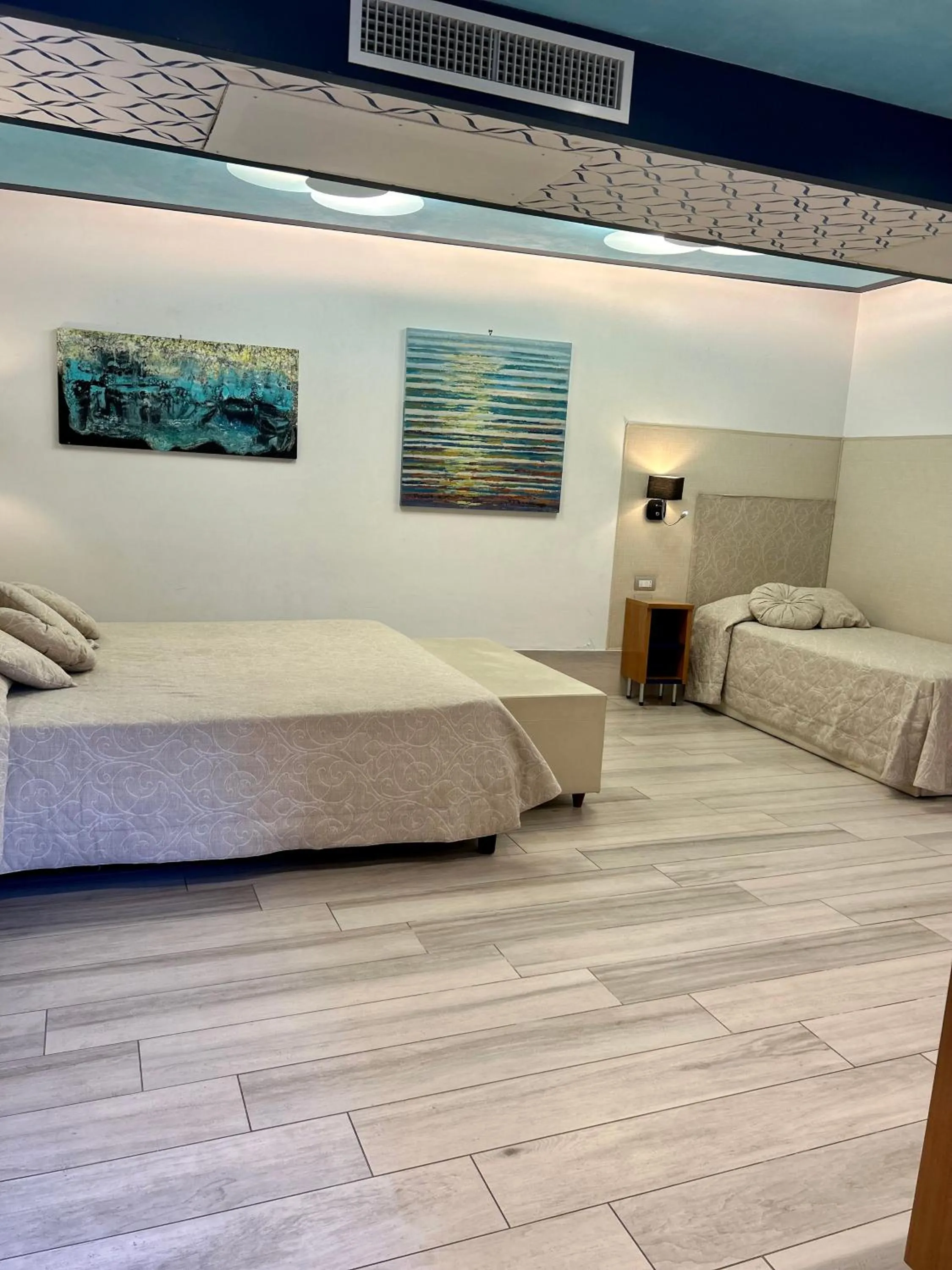 Bed in Hotel Sant'Antonin