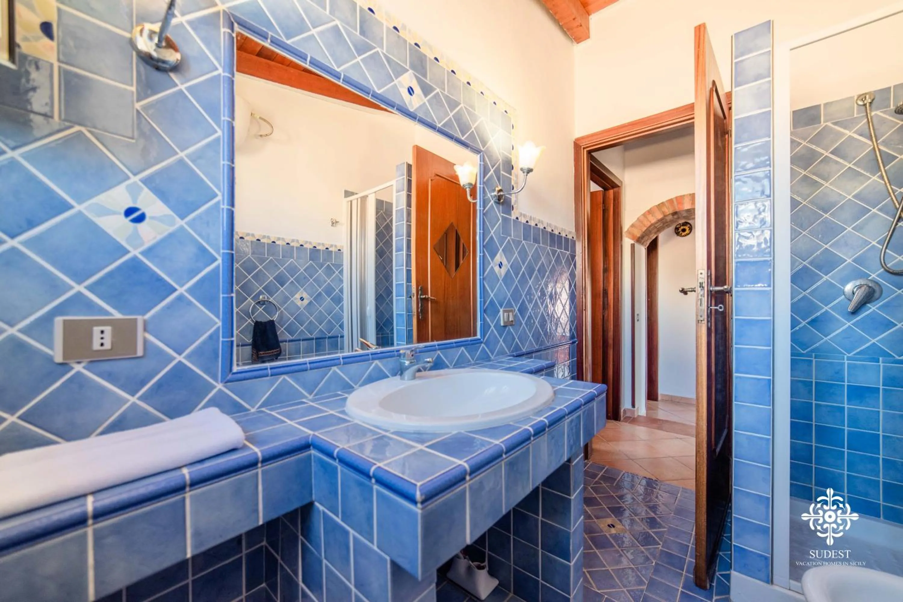 Bathroom in Residenza Ormos - Dimore sul mare