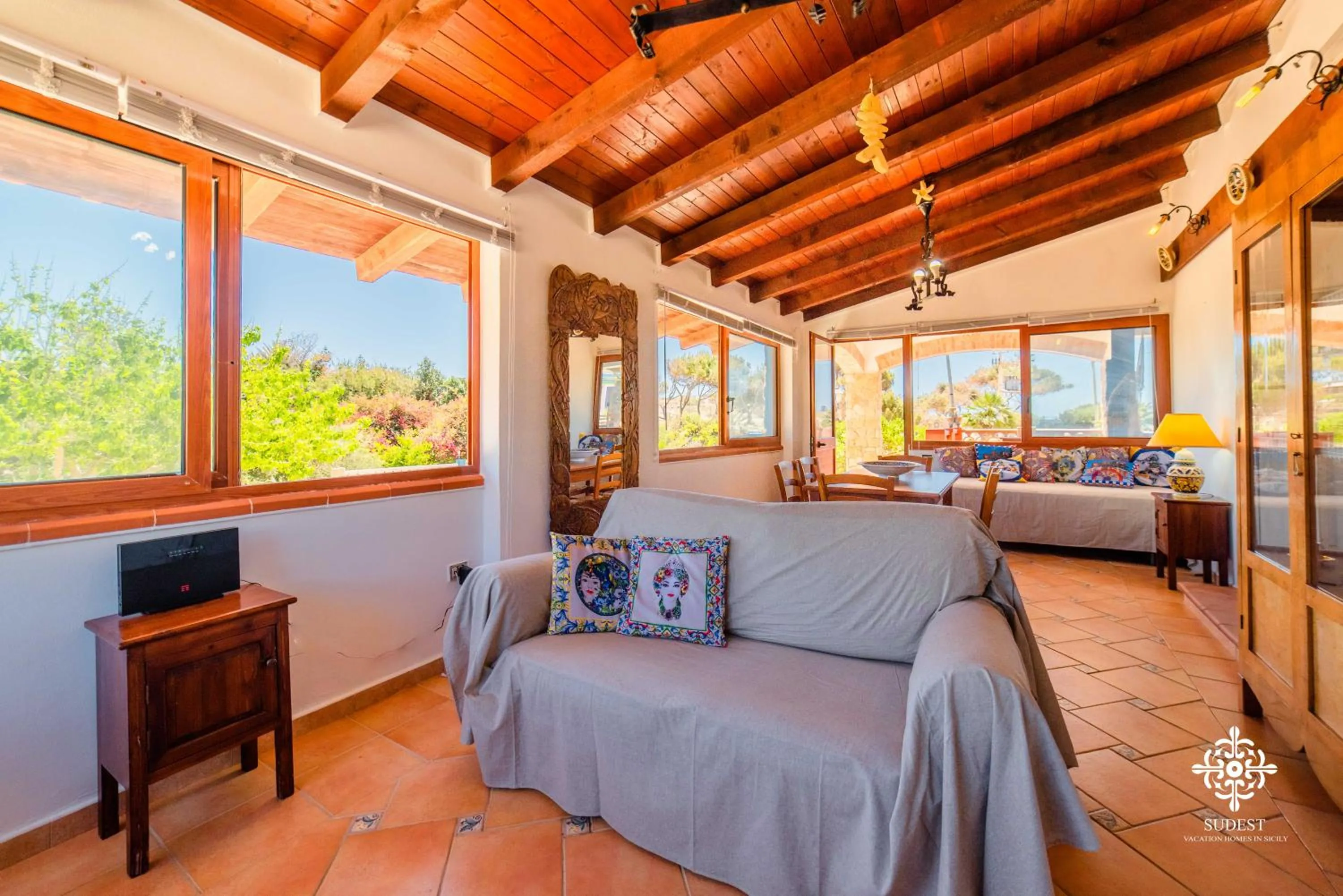 Living room in Residenza Ormos - Dimore sul mare
