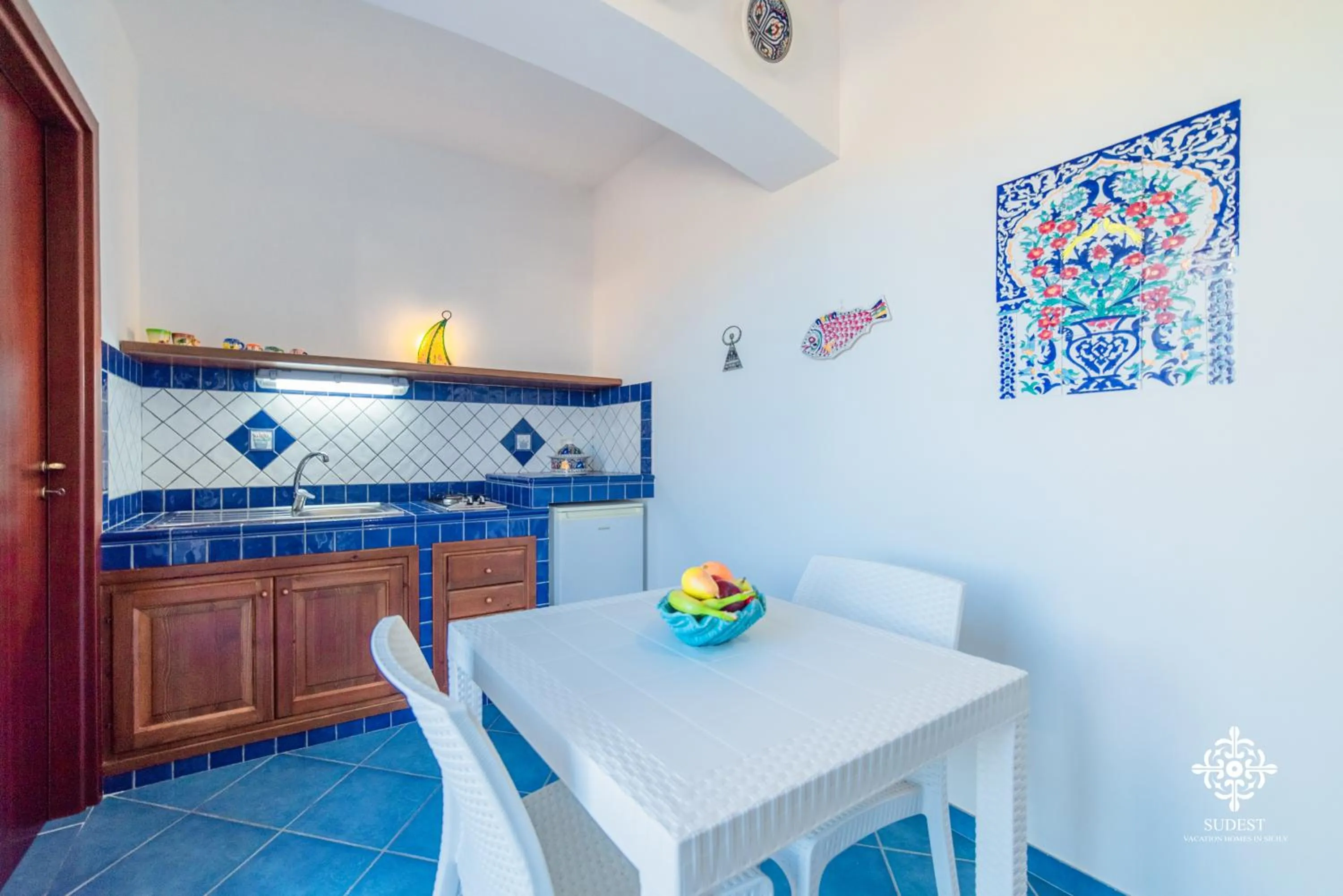 Kitchen or kitchenette in Residenza Ormos - Dimore sul mare