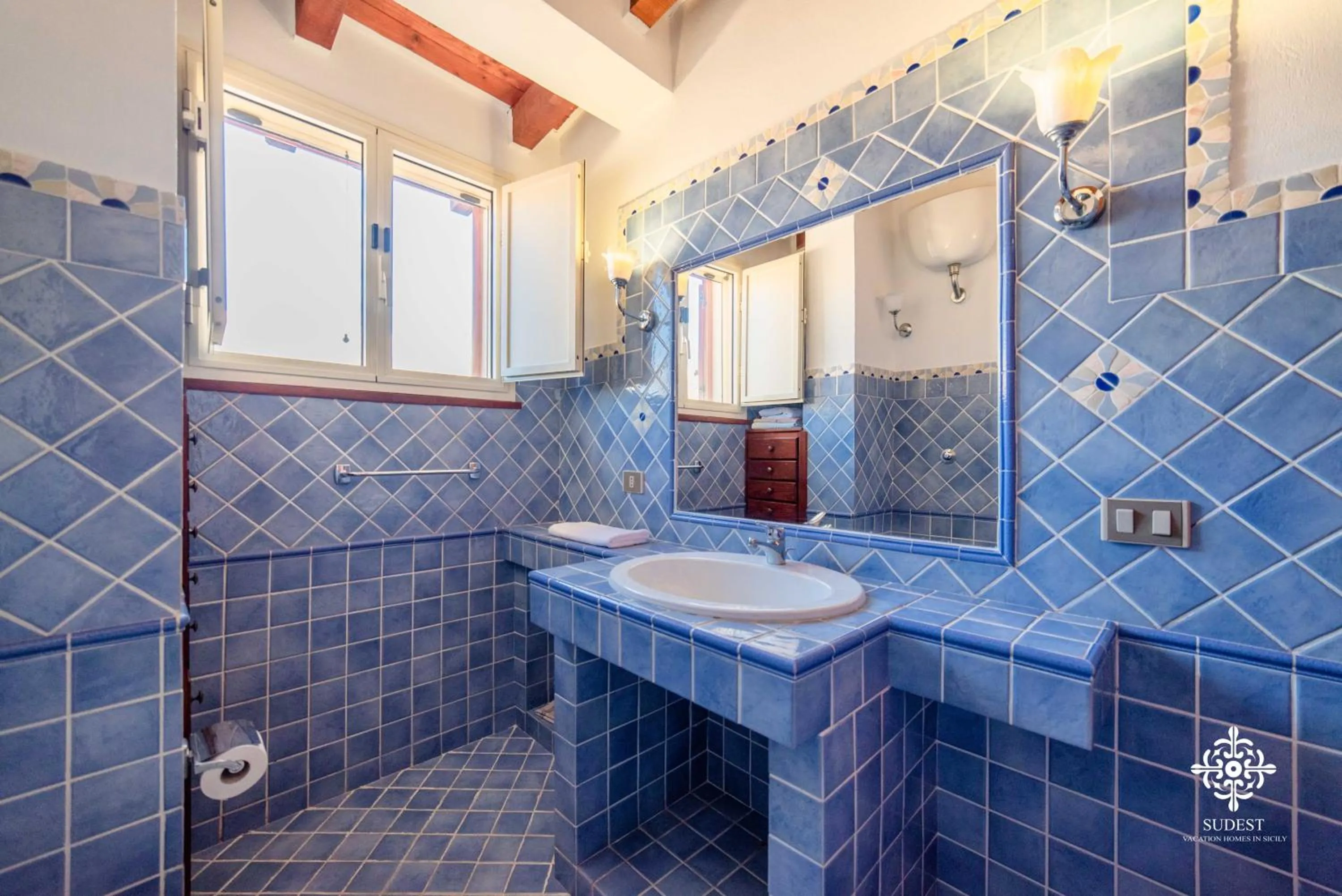 Bathroom in Residenza Ormos - Dimore sul mare