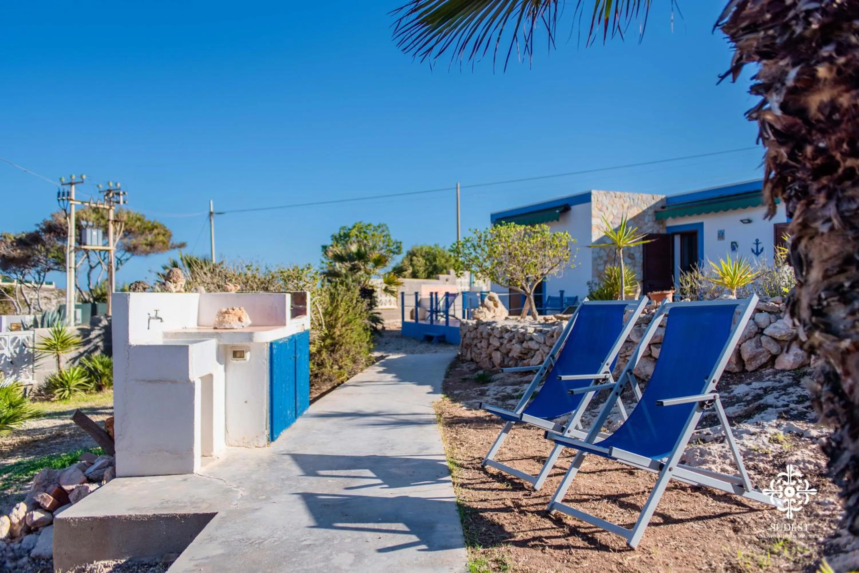 BBQ facilities in Residenza Ormos - Dimore sul mare