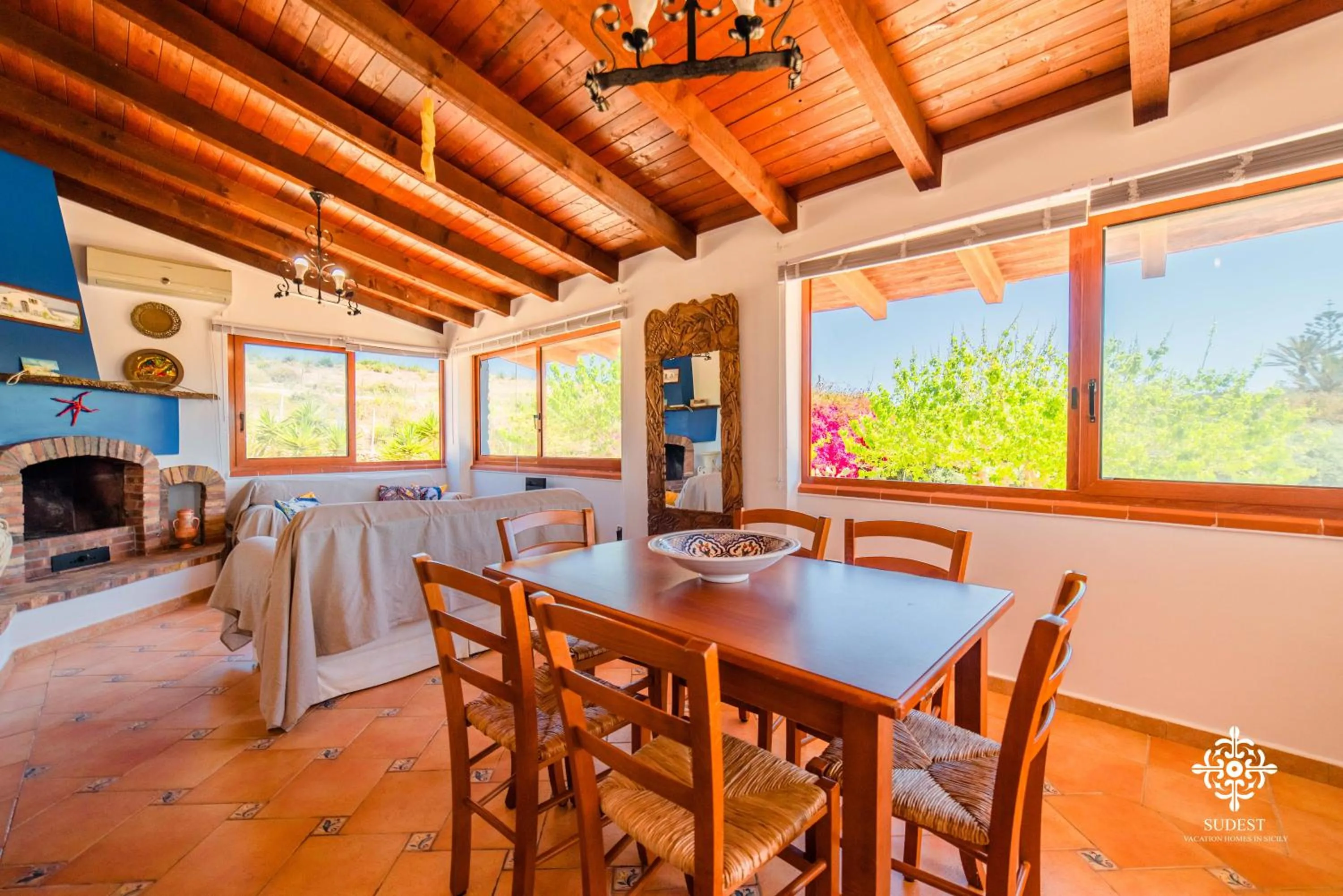Living room in Residenza Ormos - Dimore sul mare