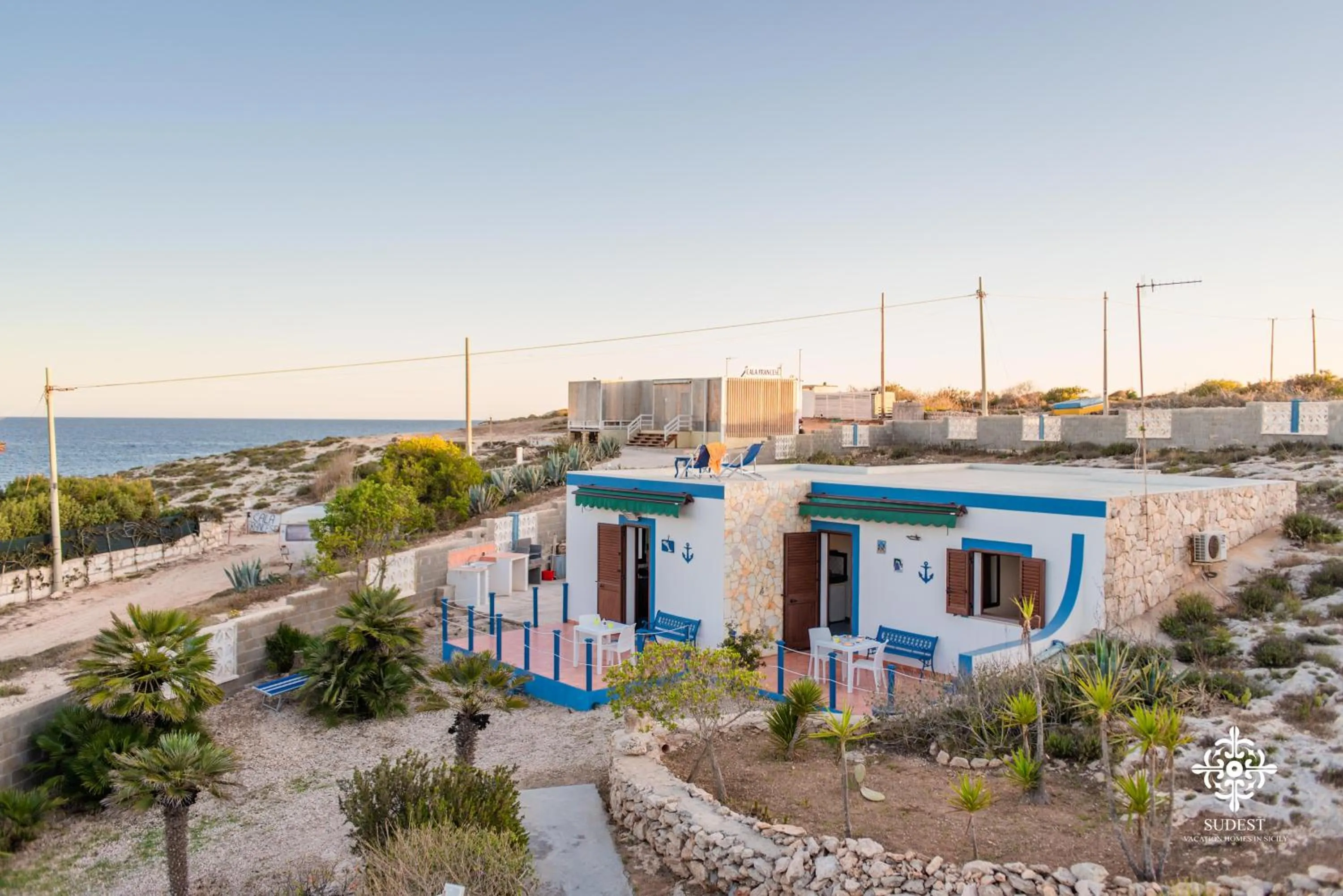 Bird's eye view in Residenza Ormos - Dimore sul mare