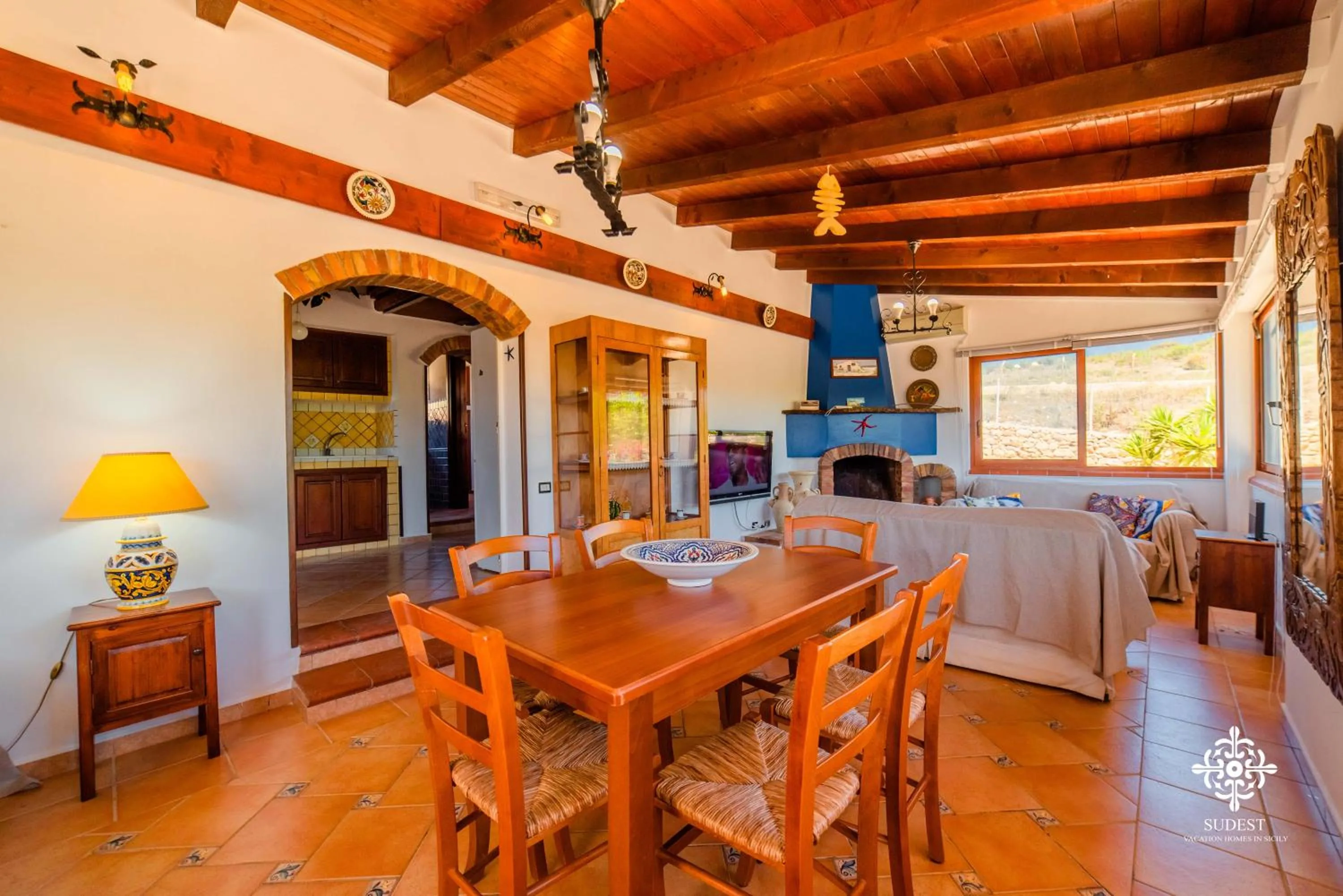 Living room in Residenza Ormos - Dimore sul mare