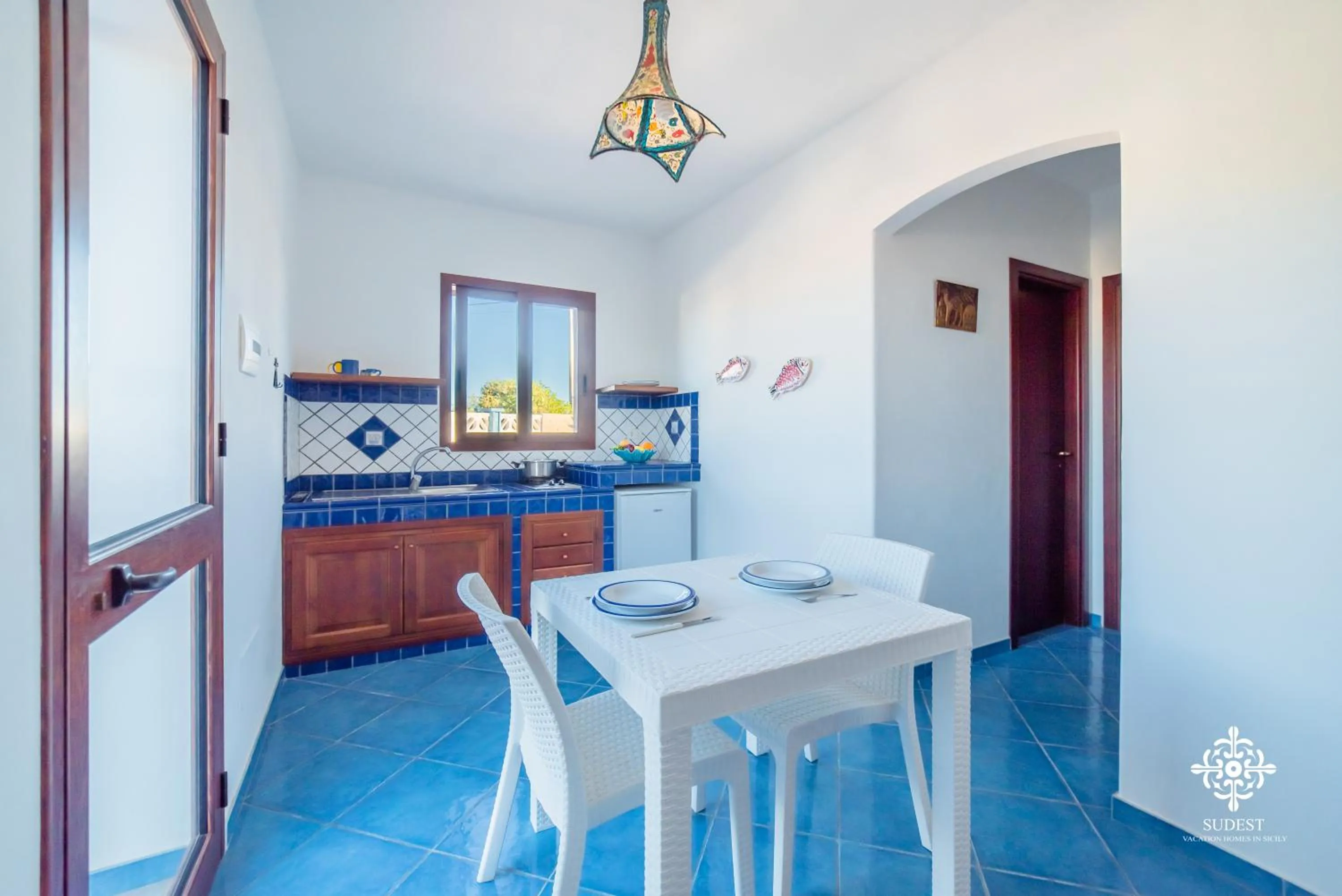 Kitchen or kitchenette in Residenza Ormos - Dimore sul mare