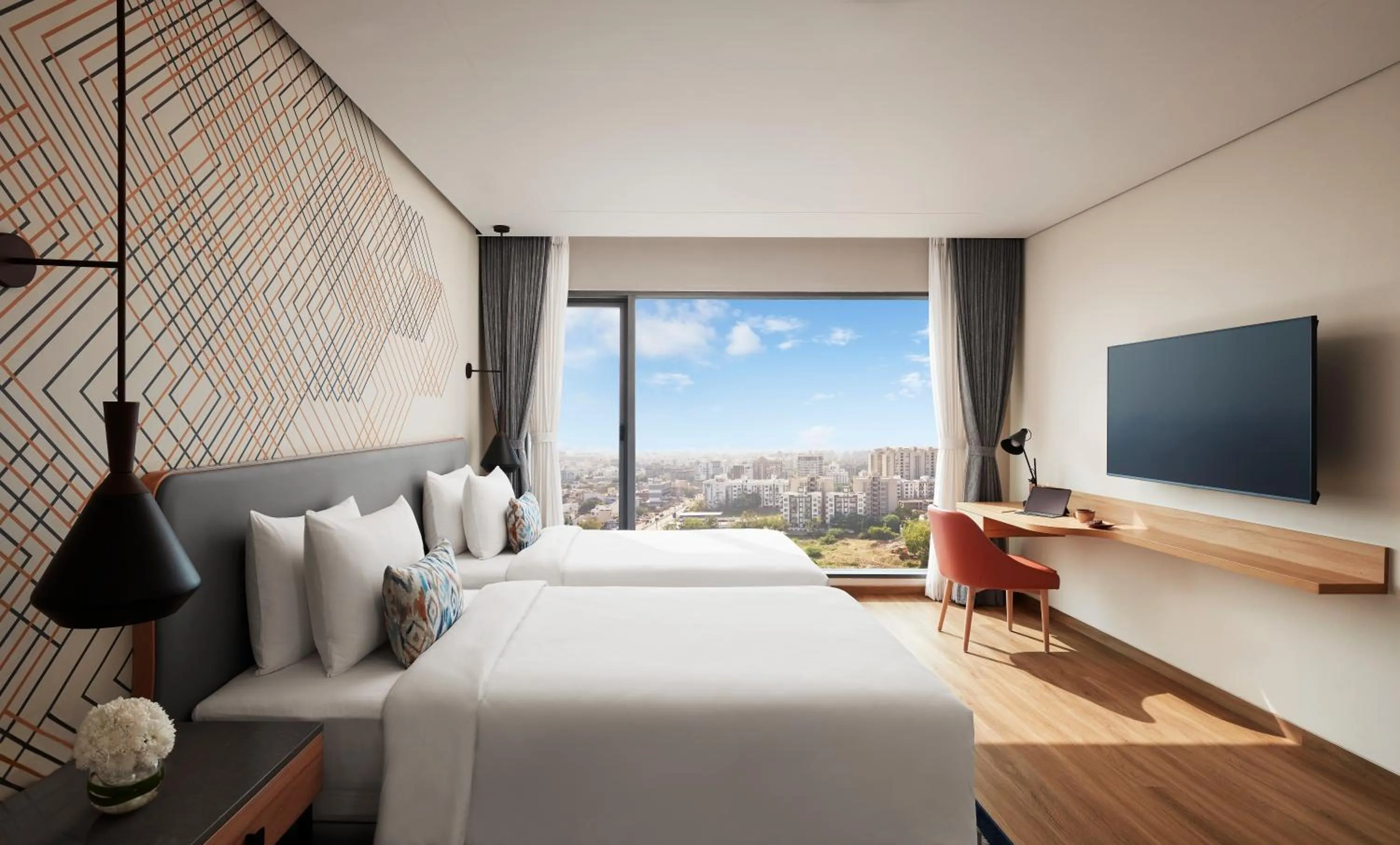 City view, Bed in Hyatt Place Vadodara