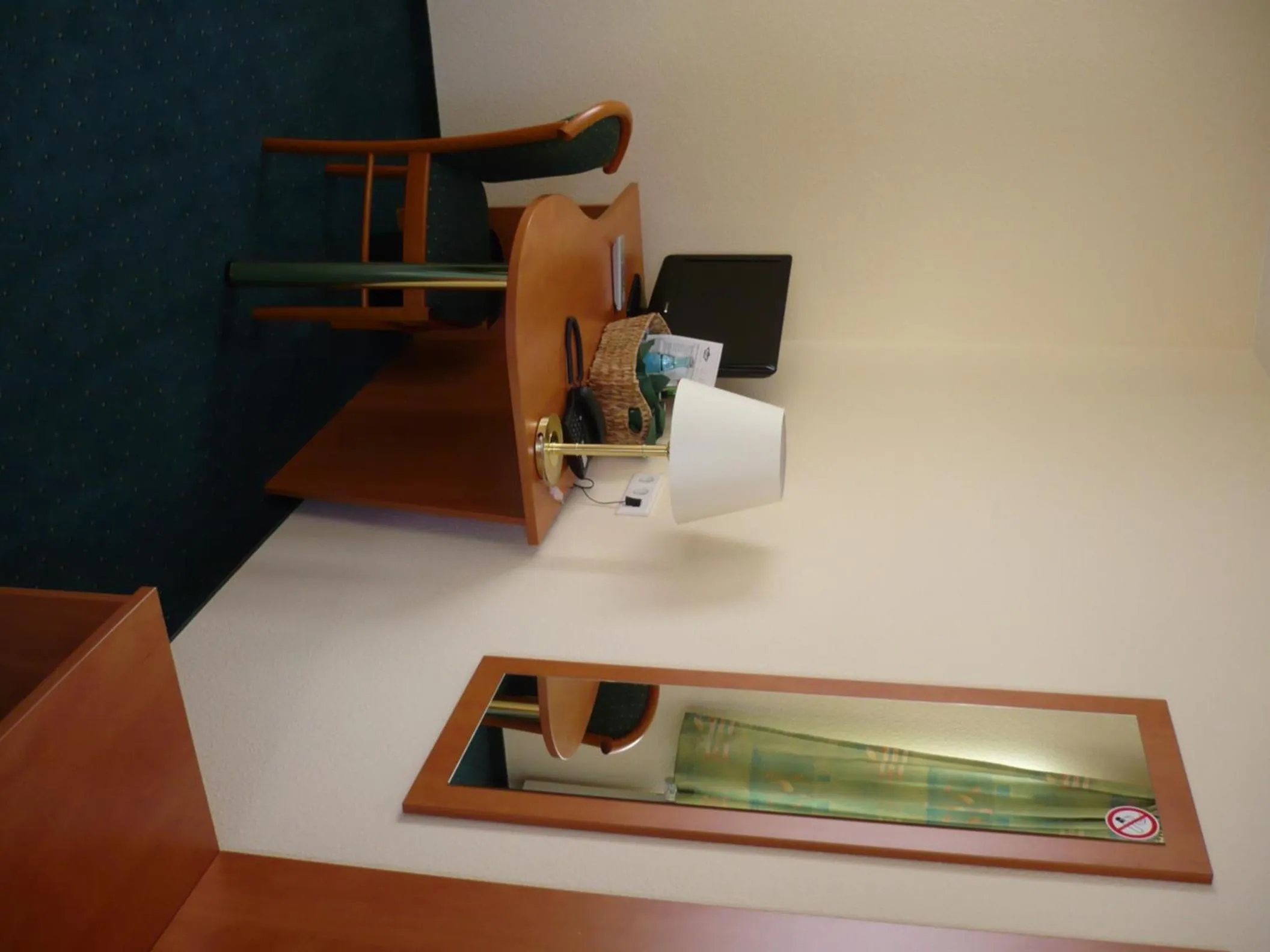 Decorative detail, TV/Entertainment Center in Frick's Hotel