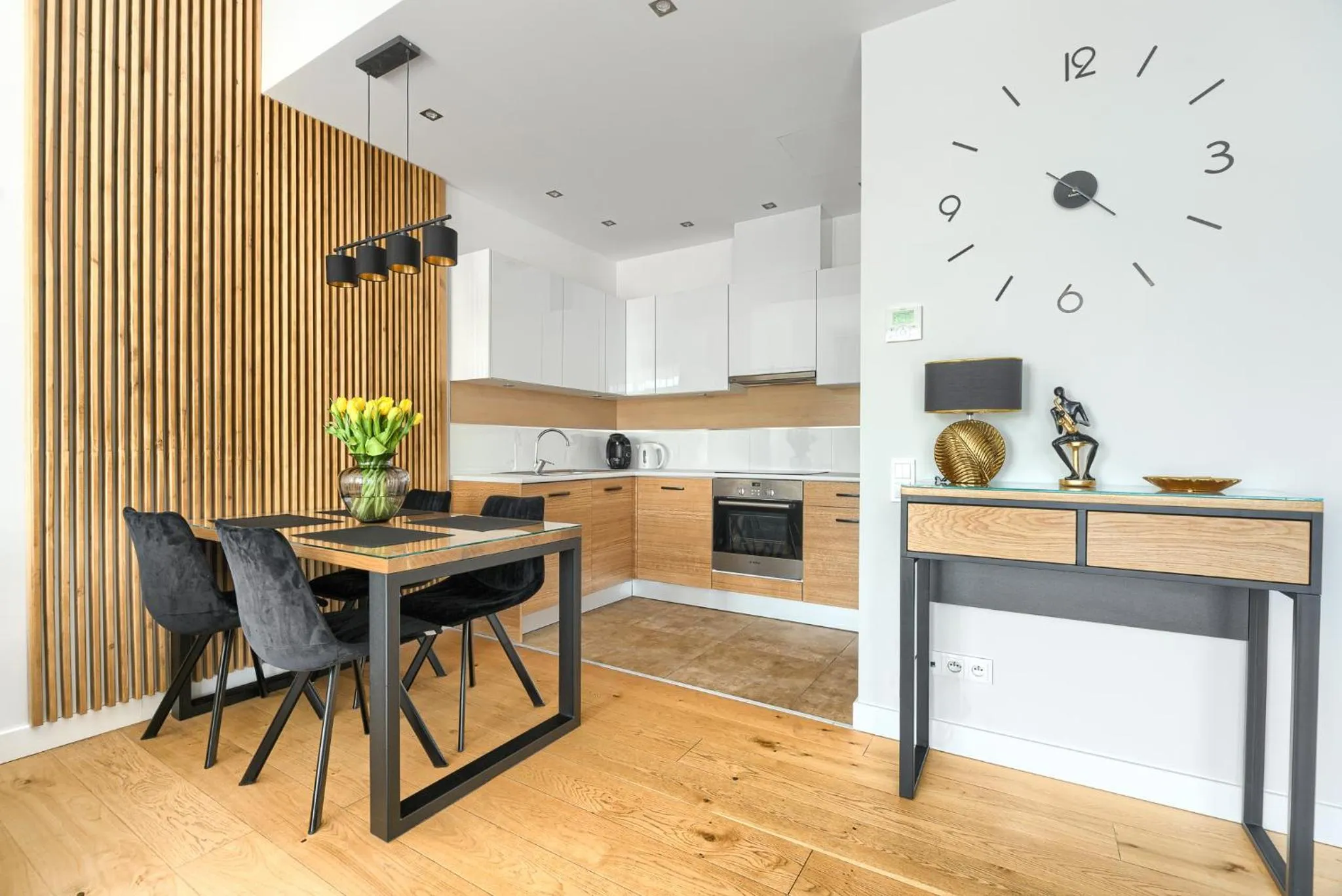 Kitchen or kitchenette in Dune Resort Mielno - A