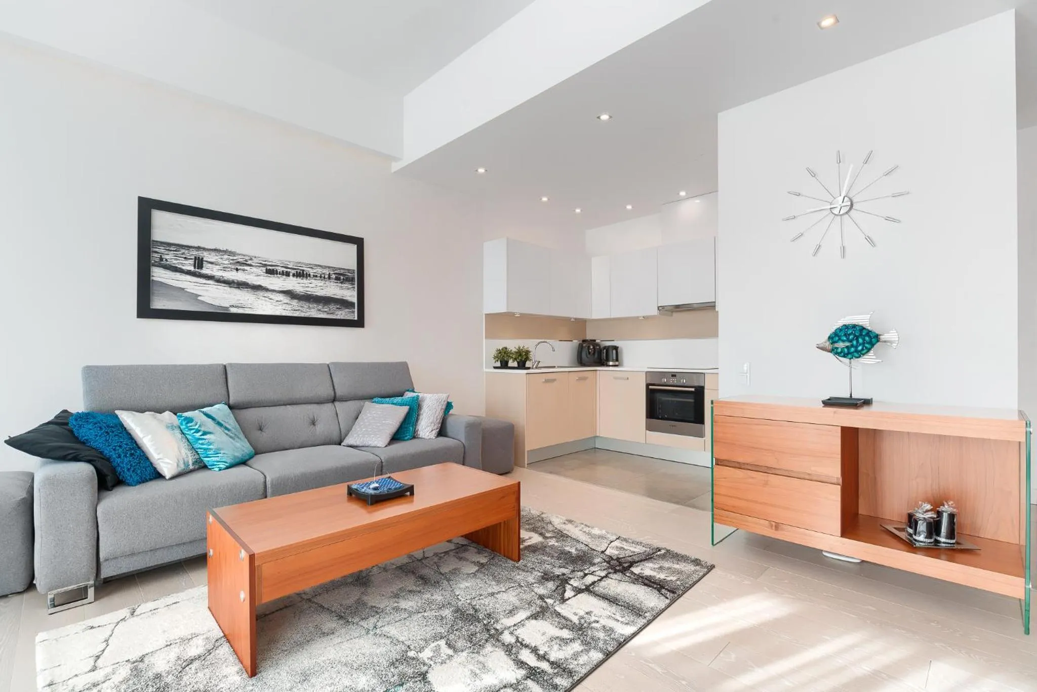 Kitchen or kitchenette in Dune Resort Mielno - A