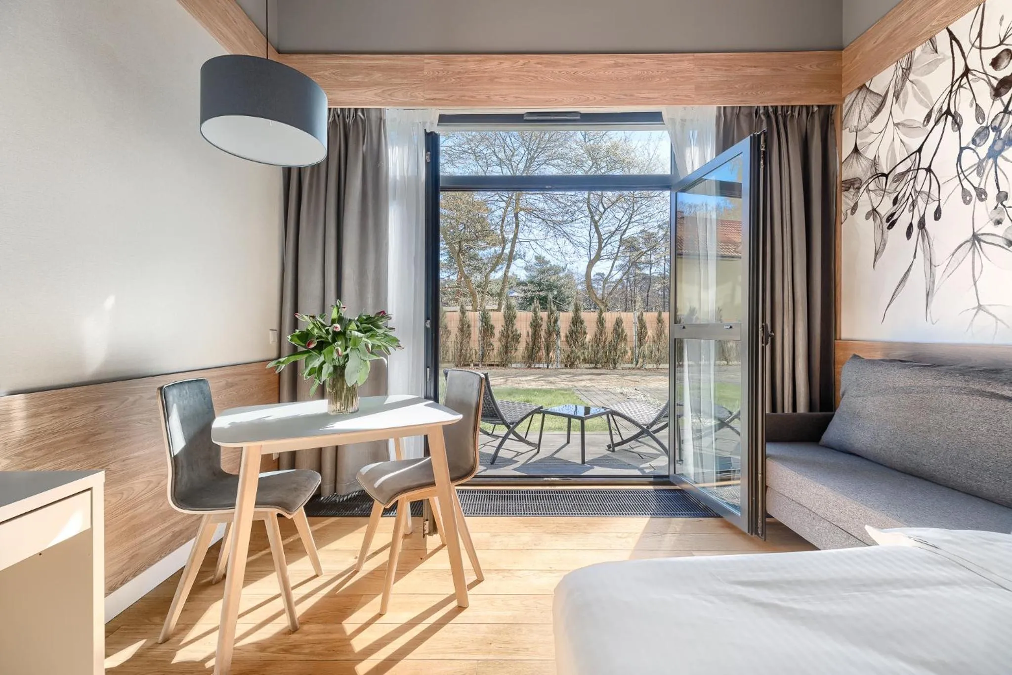 Bed in Dune Resort Mielno - A