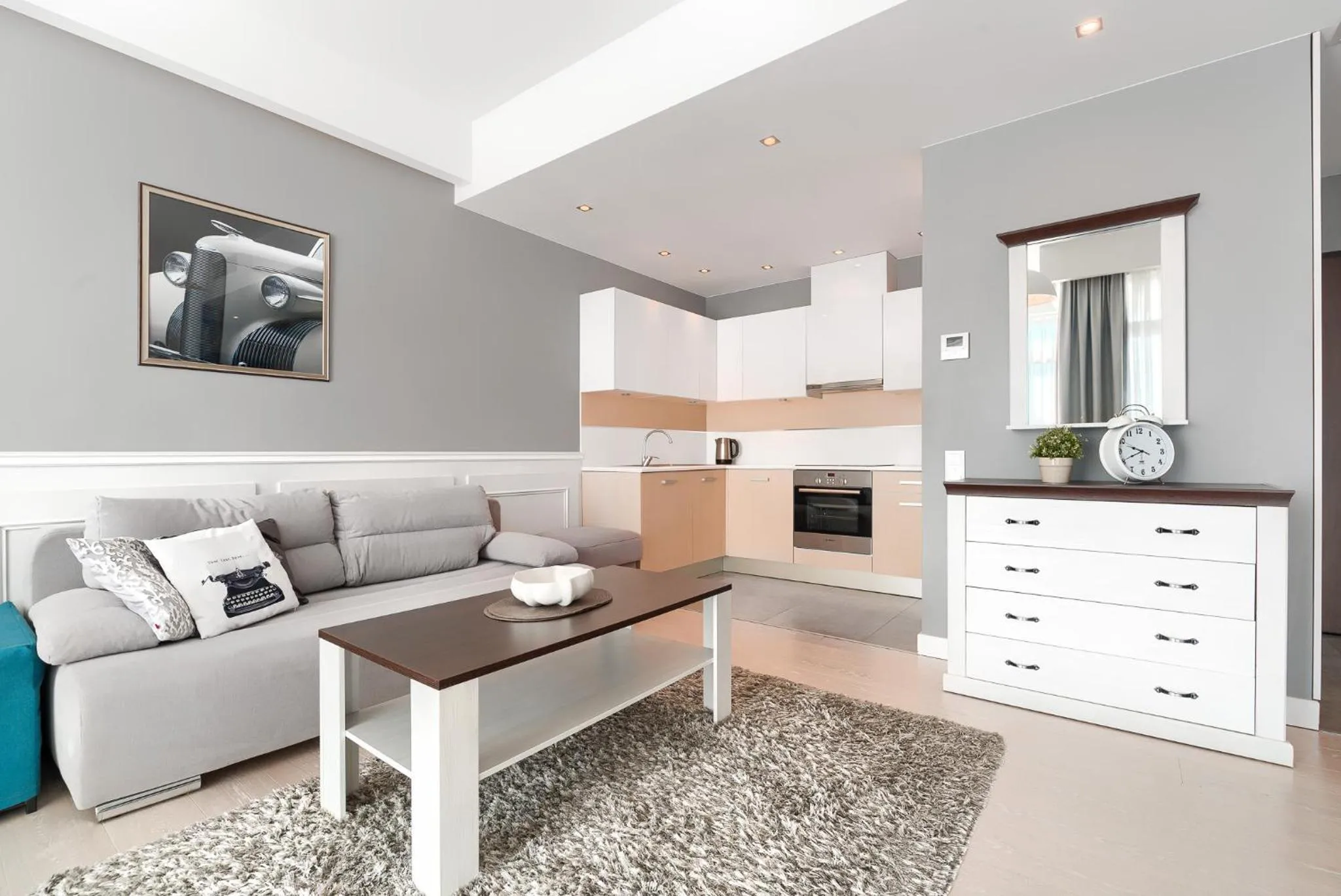 Kitchen or kitchenette in Dune Resort Mielno - A