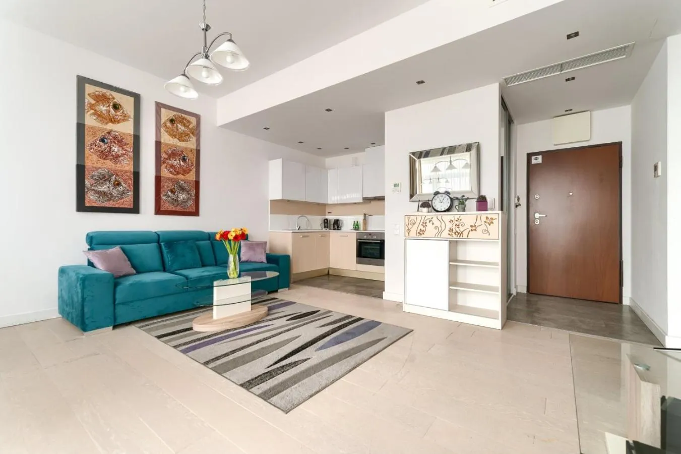 Kitchen or kitchenette in Dune Resort Mielno - A
