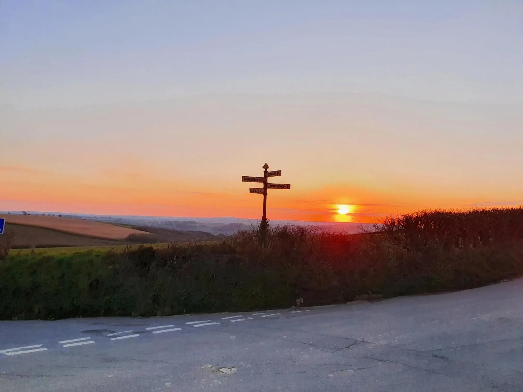 Sunset in Moorview House