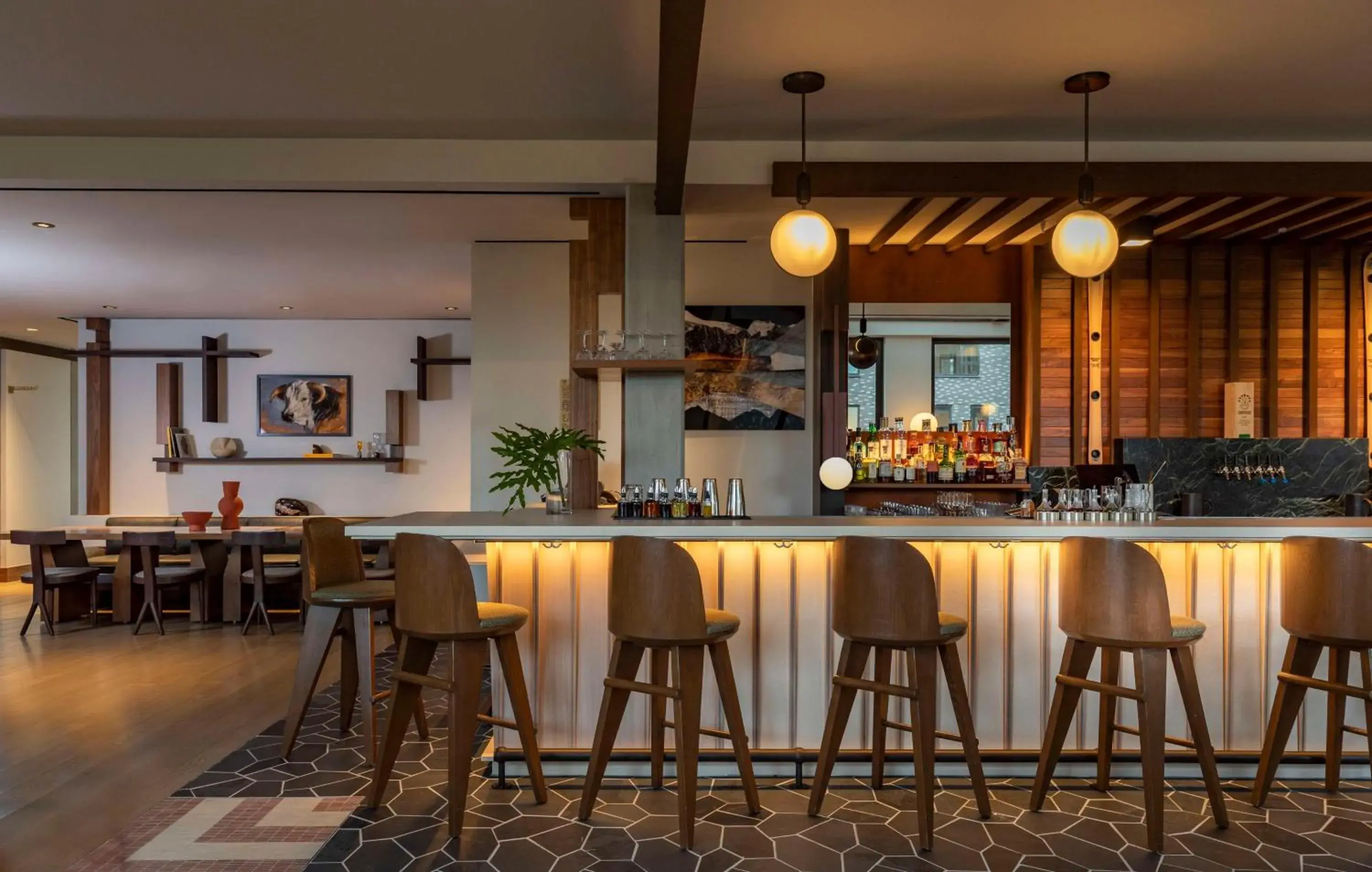 Lounge or bar in Thompson Denver, by Hyatt Lounge or bar in Thompson Denver, by Hyatt