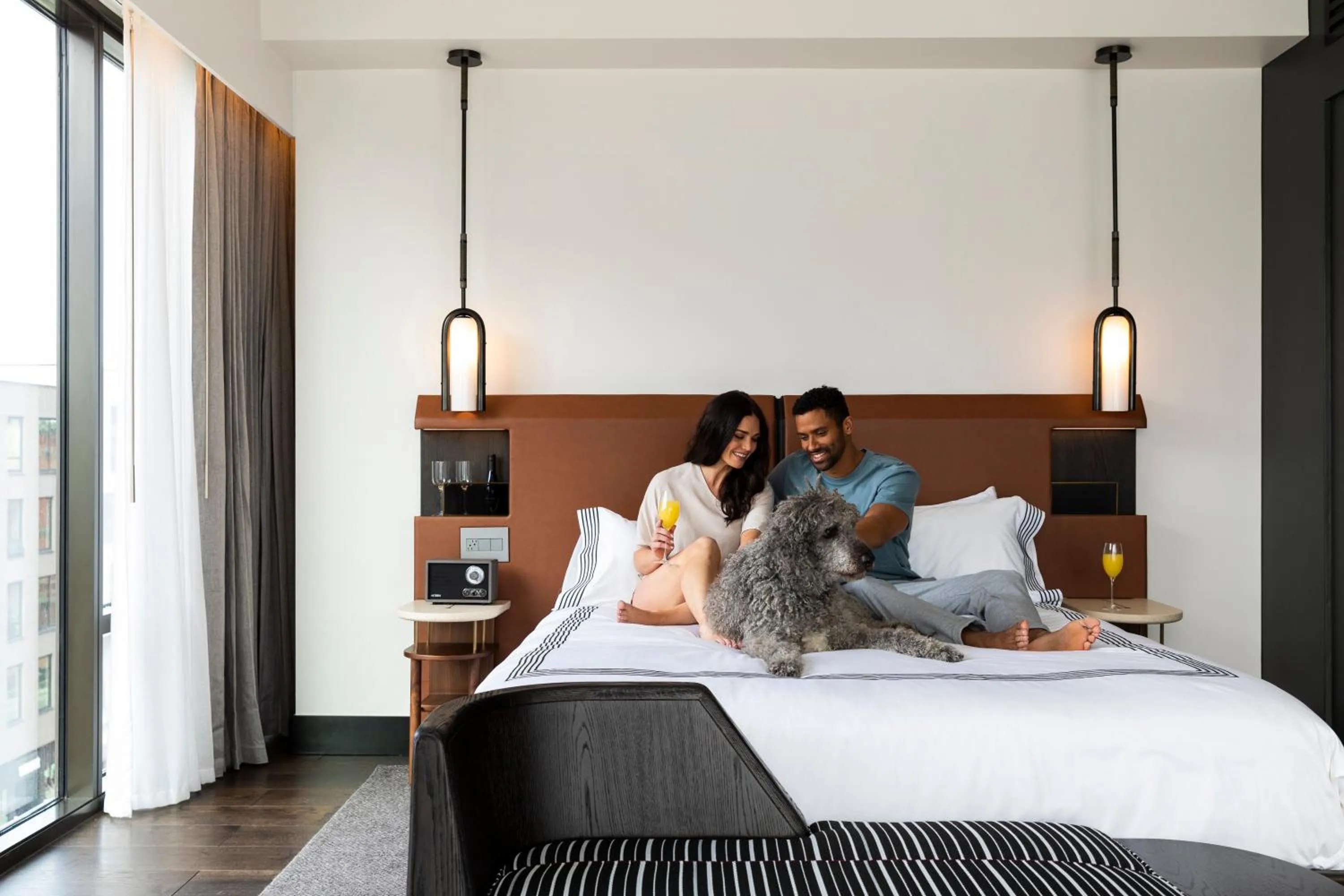 People, Bed in Thompson Denver, by Hyatt