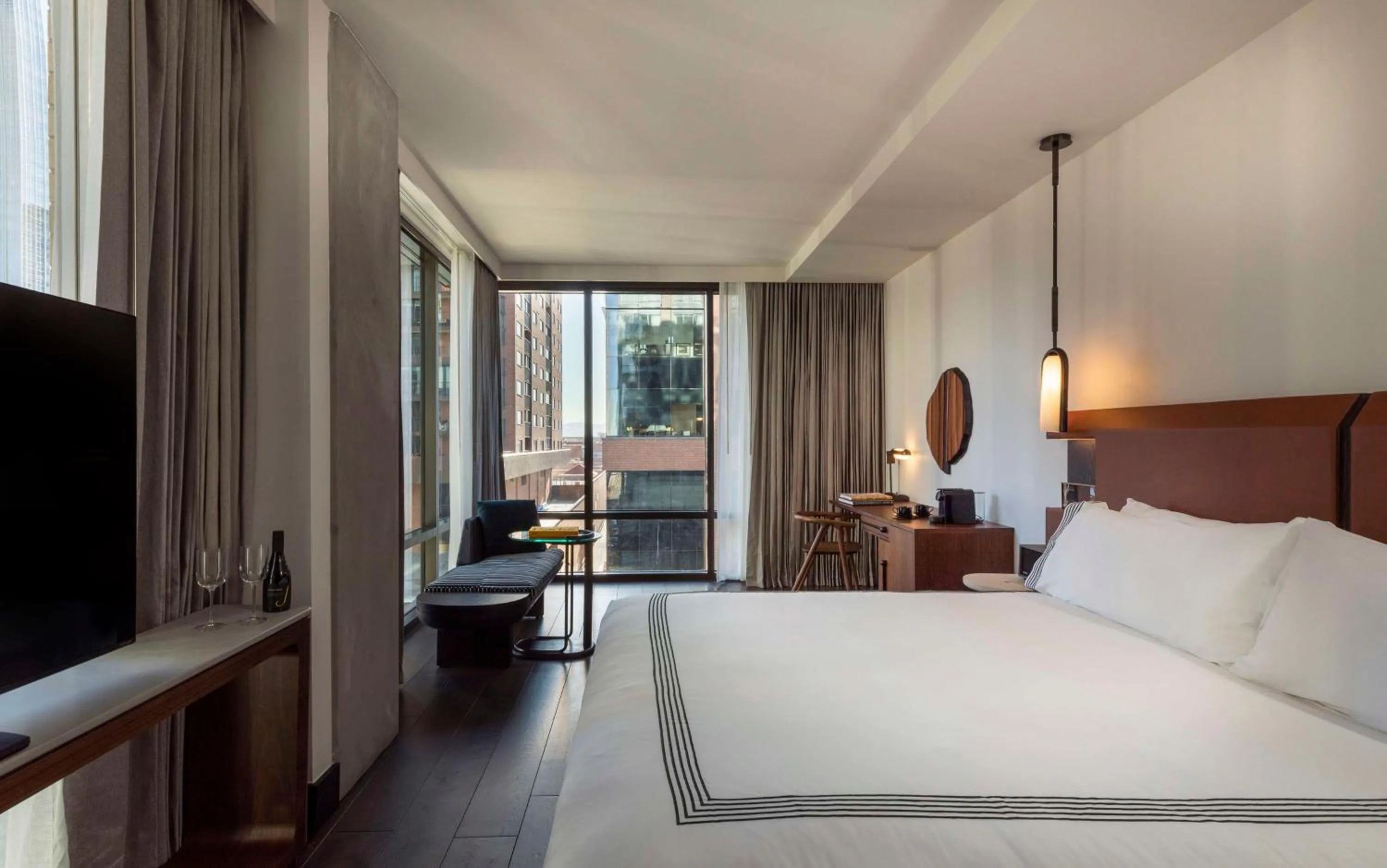 Bedroom, Bed in Thompson Denver, by Hyatt