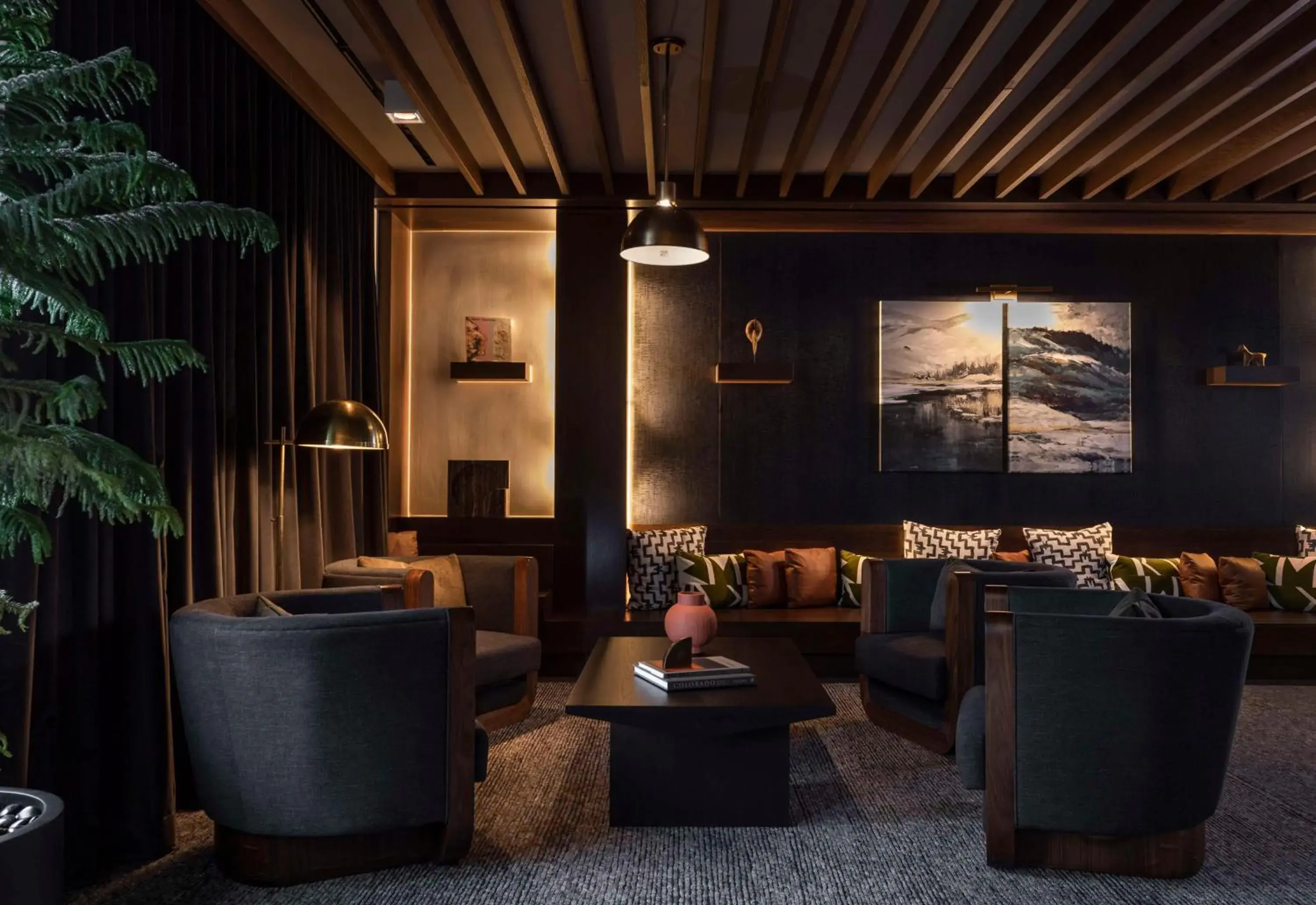 Lounge or bar in Thompson Denver, by Hyatt Lounge or bar in Thompson Denver, by Hyatt