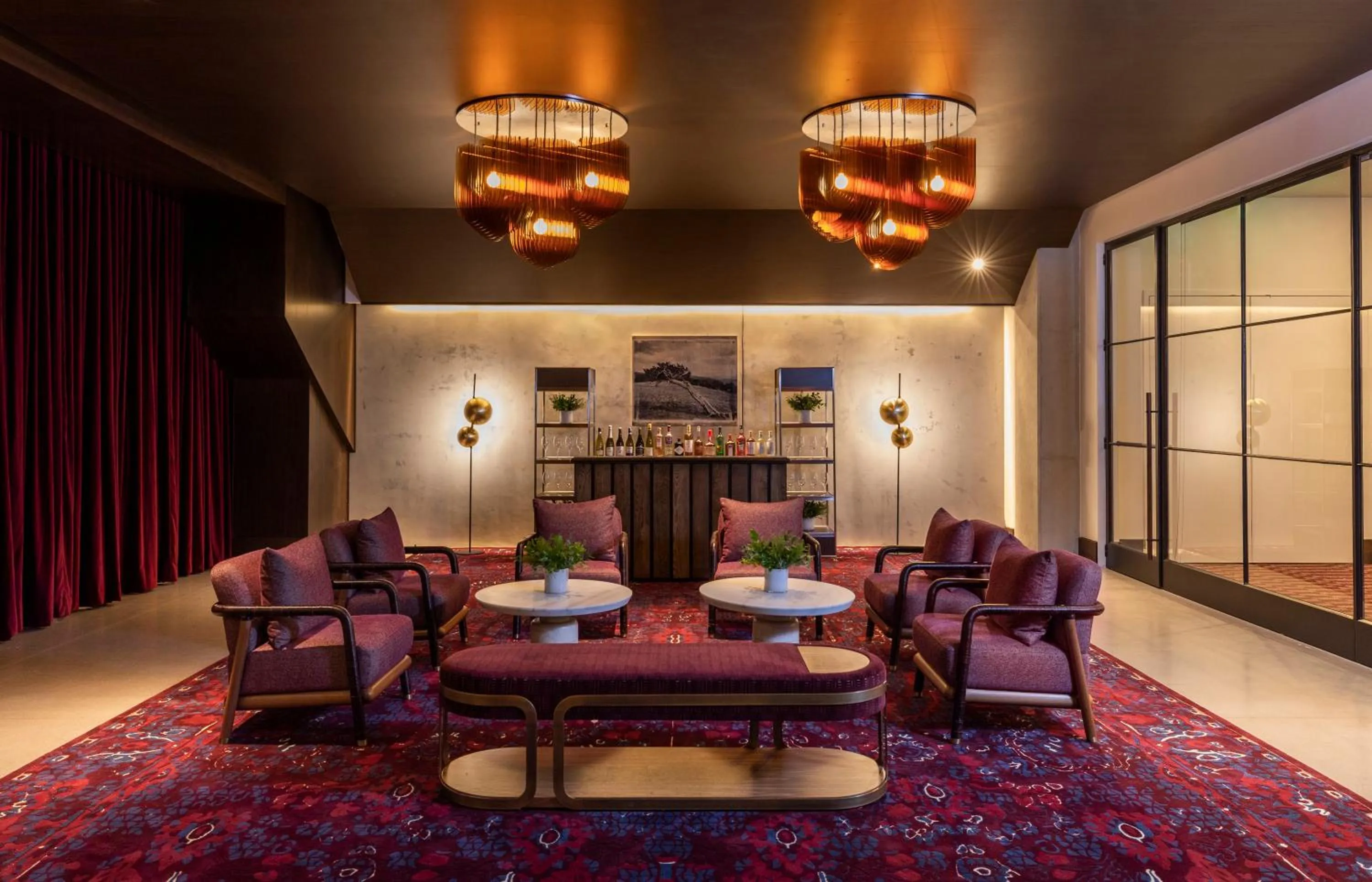 Seating area in Thompson Denver, by Hyatt