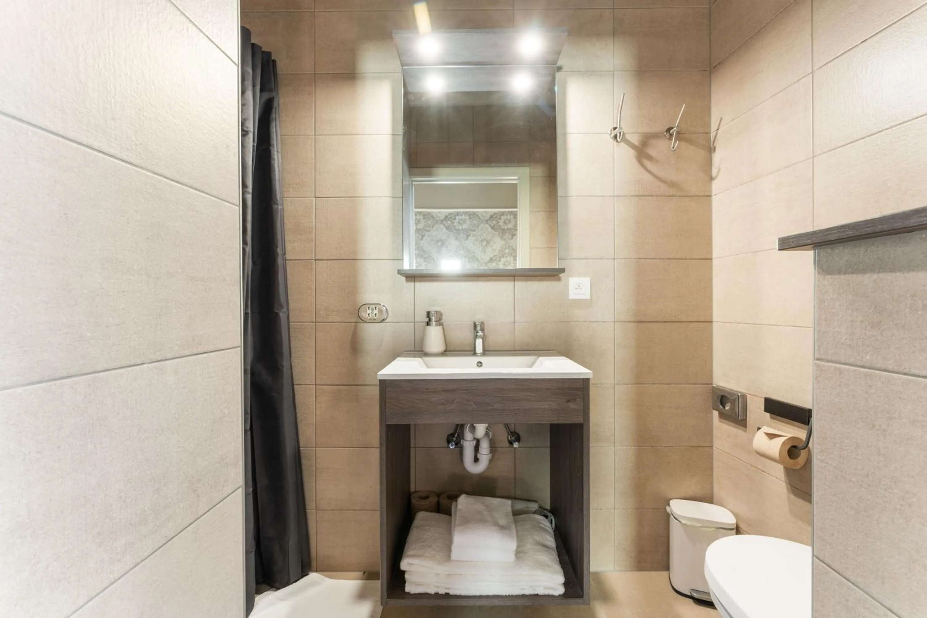 Bathroom in Hotel karel de stoute