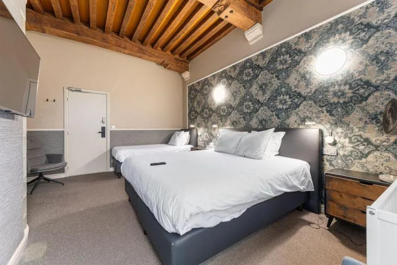 Bed in Hotel karel de stoute