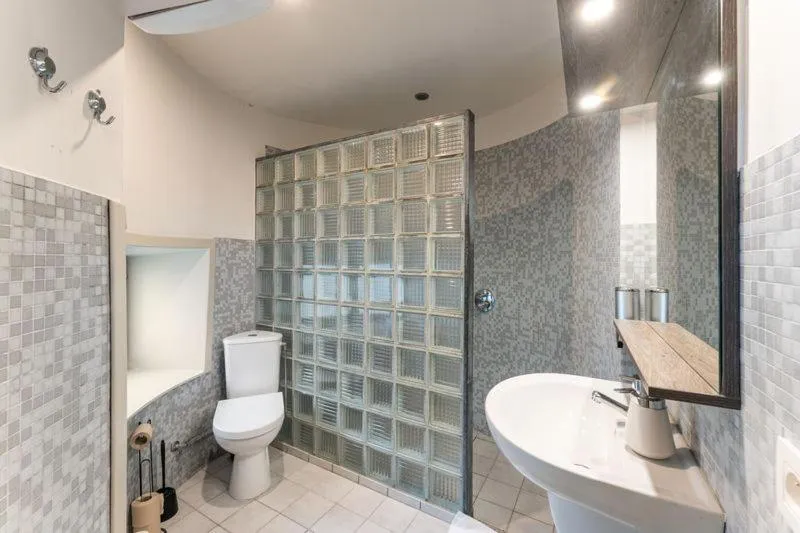 Shower in Hotel karel de stoute