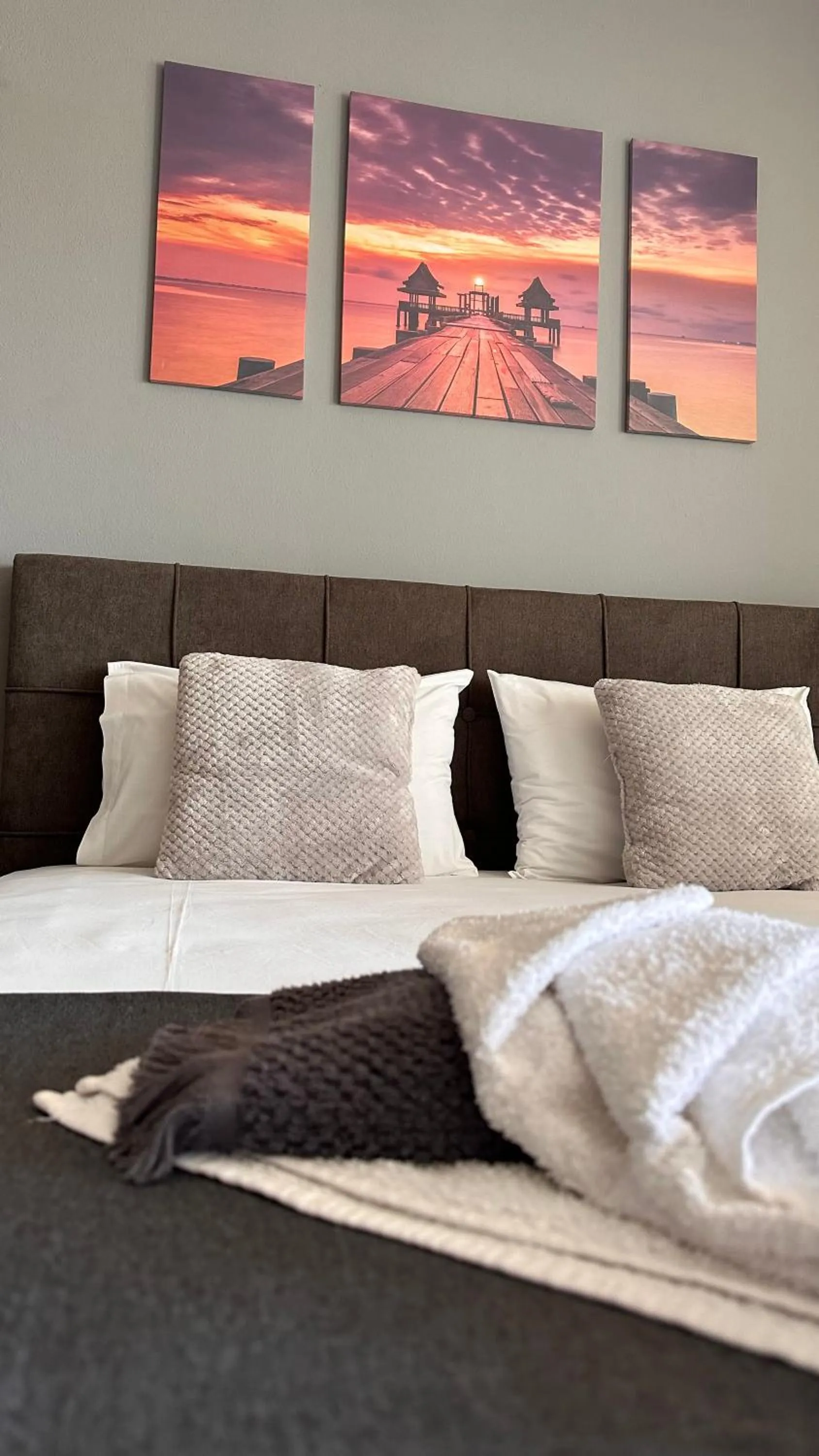 Bed in Artemis Hotel Apartments