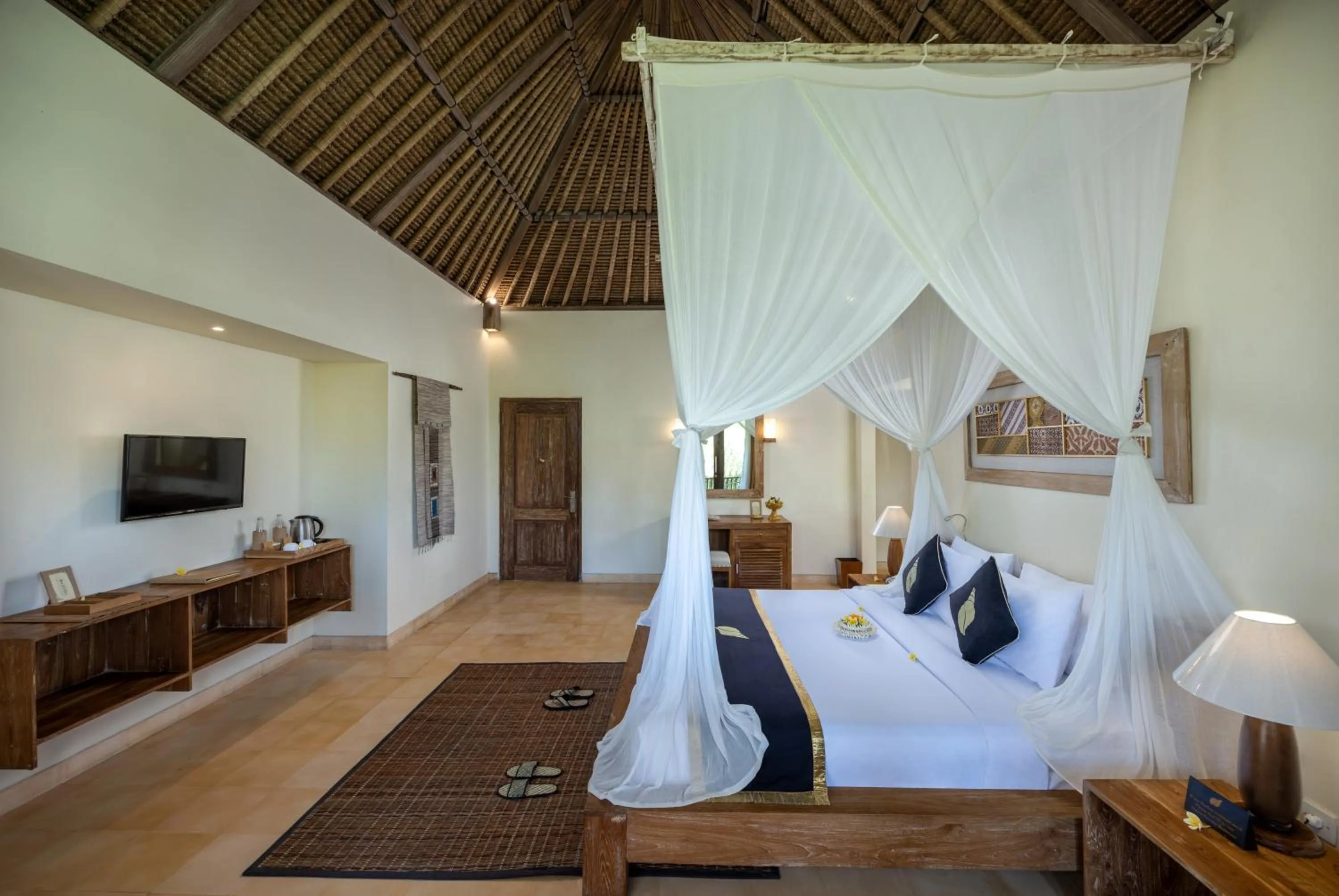 Bed in The Sankara Resort & Spa