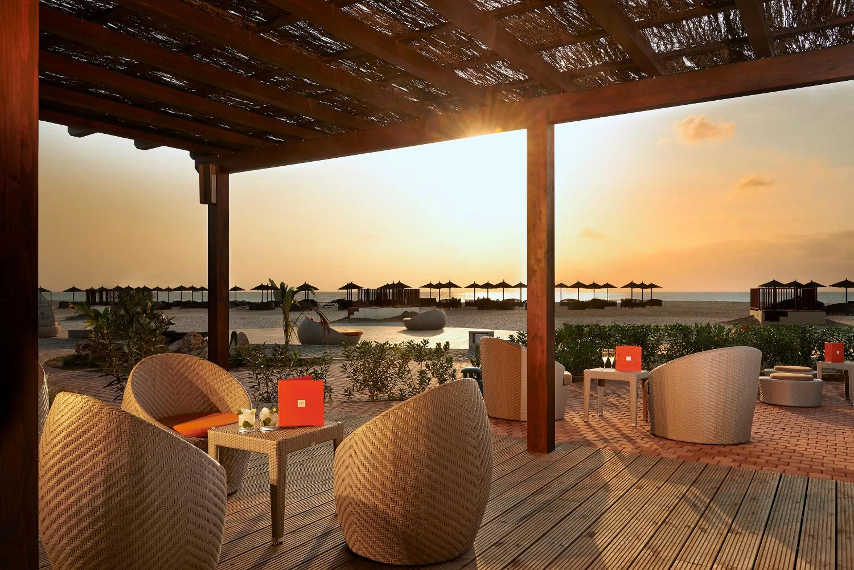Sunset in Melia Dunas Beach Resort & Spa - All Inclusive